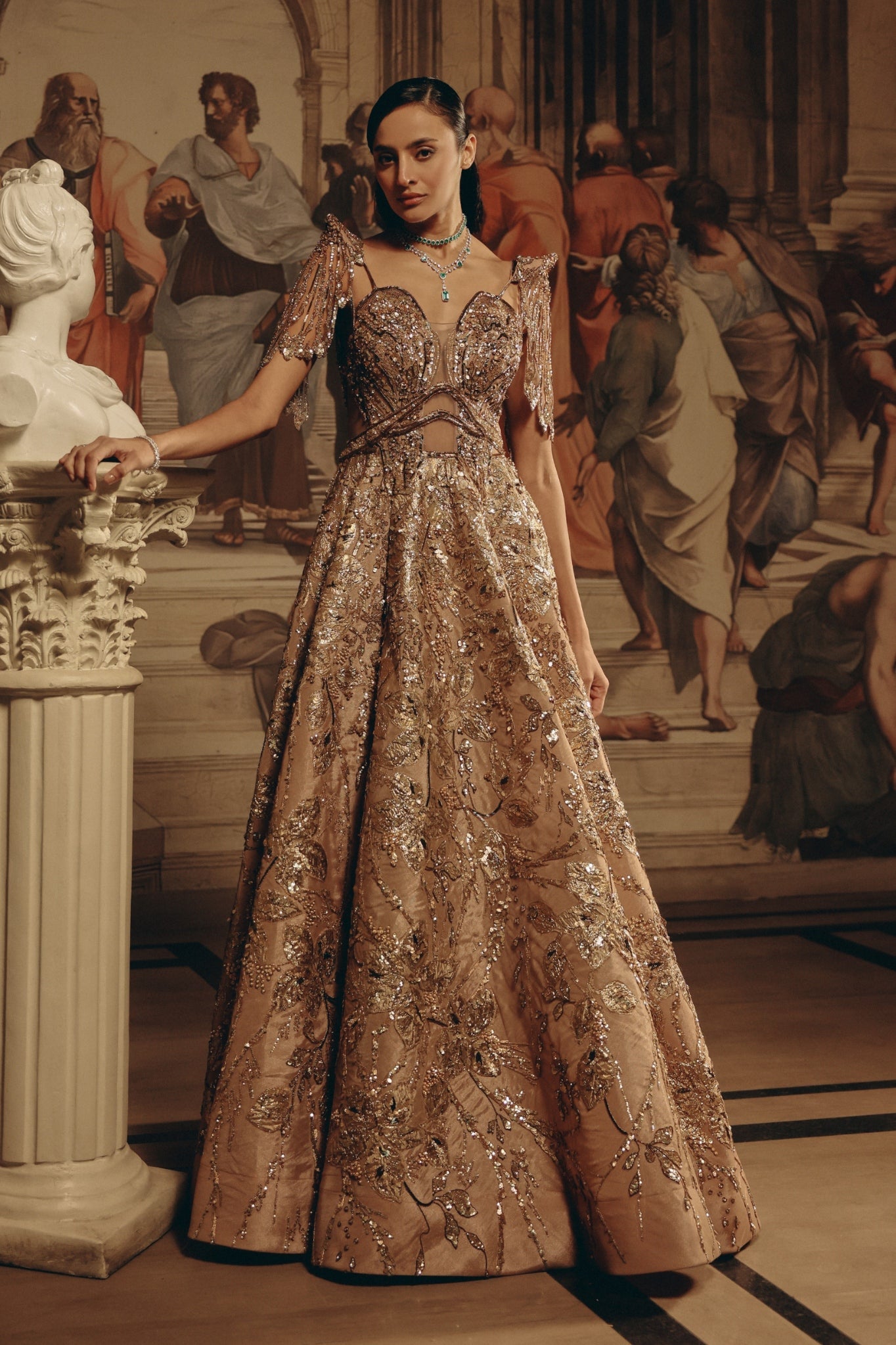 Regal Renaissance Gown