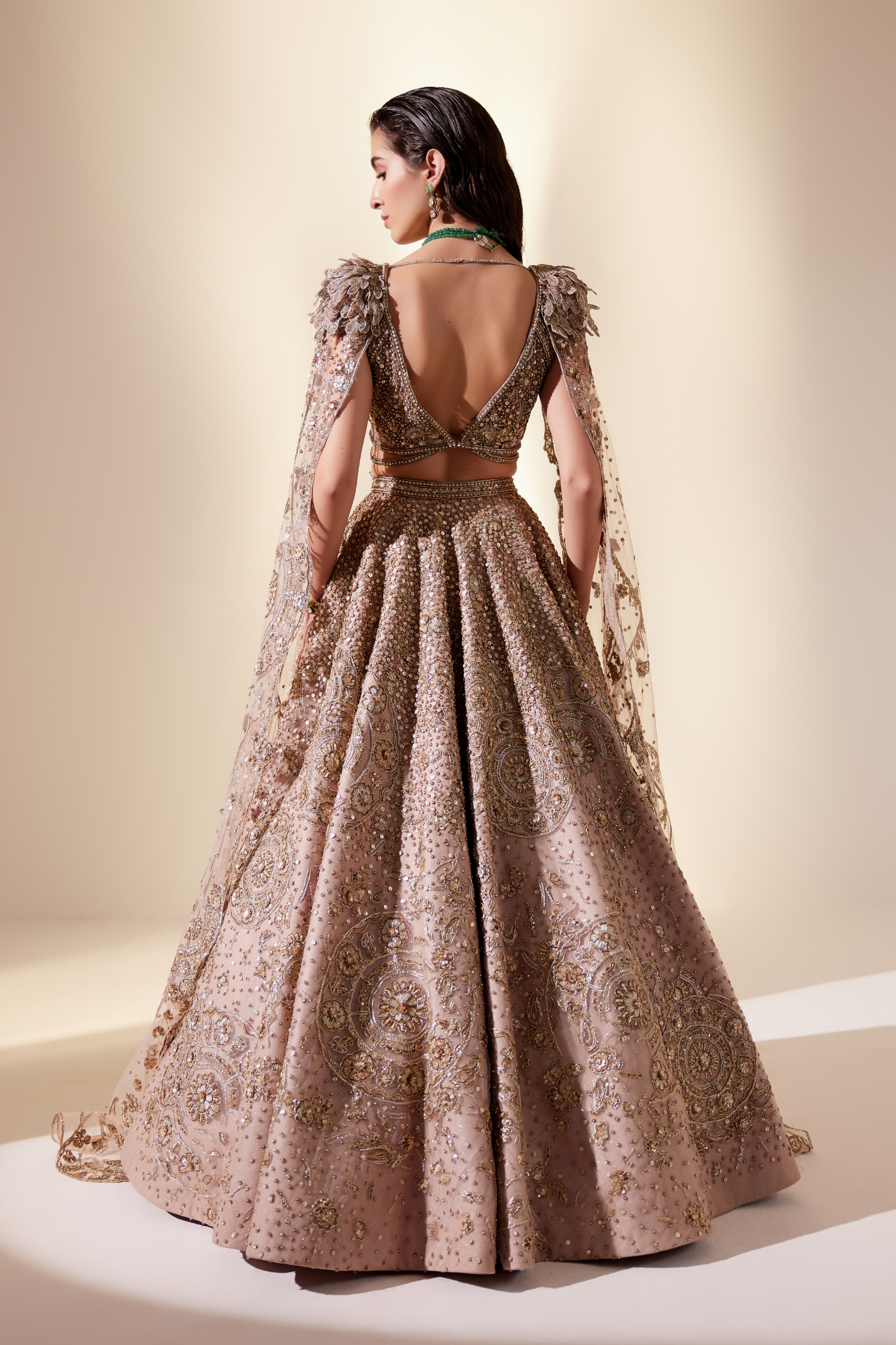 Celestial Gold Lehenga Set