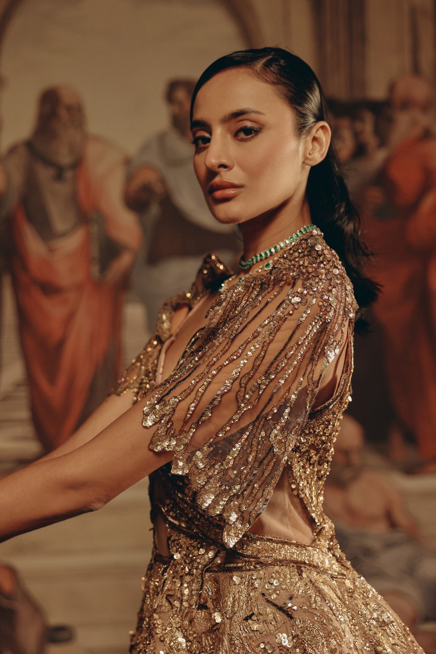 Regal Renaissance Gown