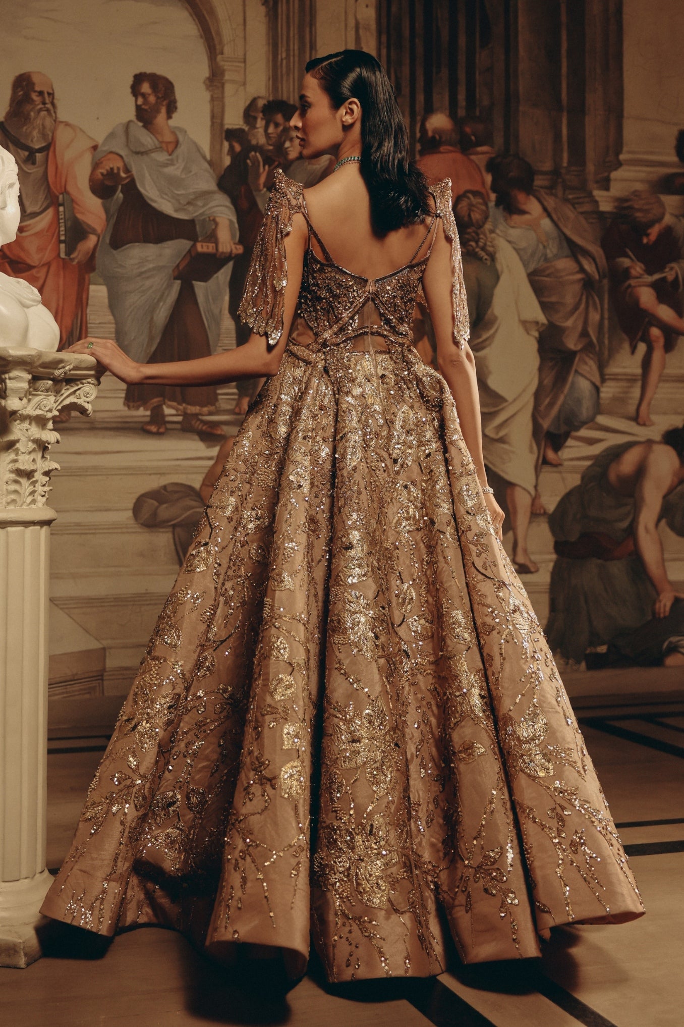 Regal Renaissance Gown