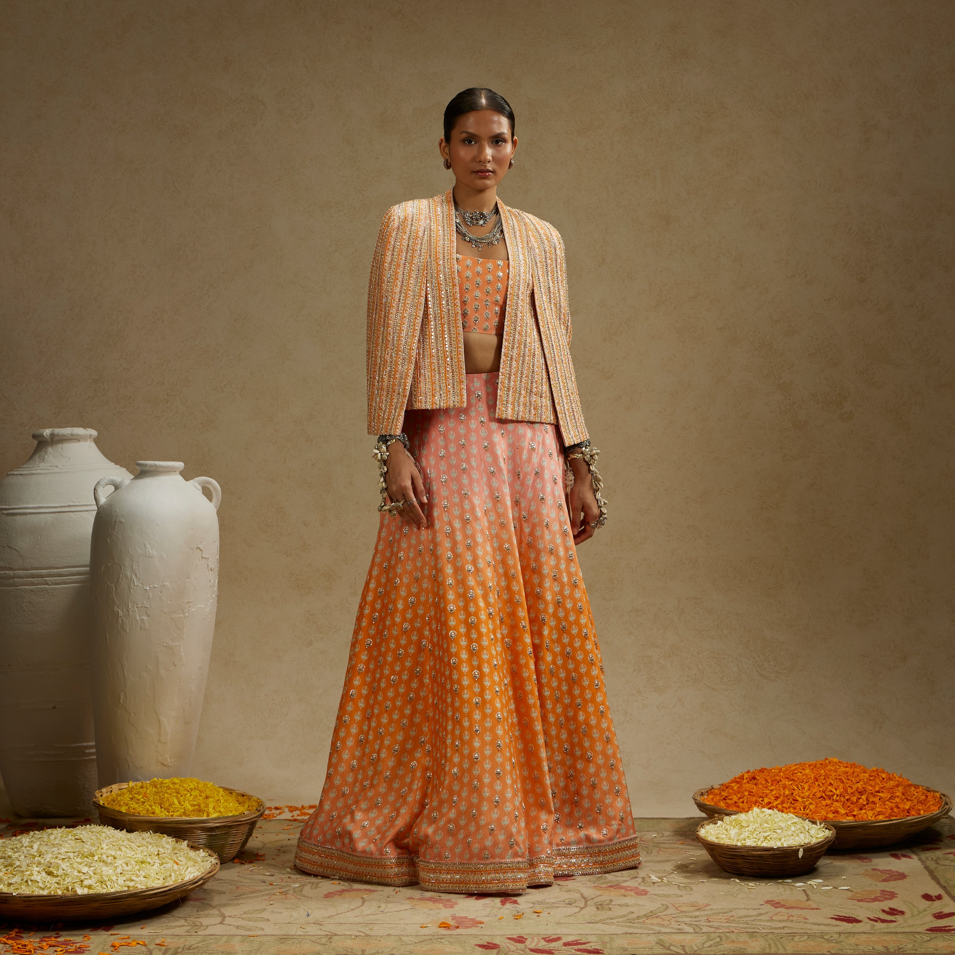 Border Embellished Noor Jacket