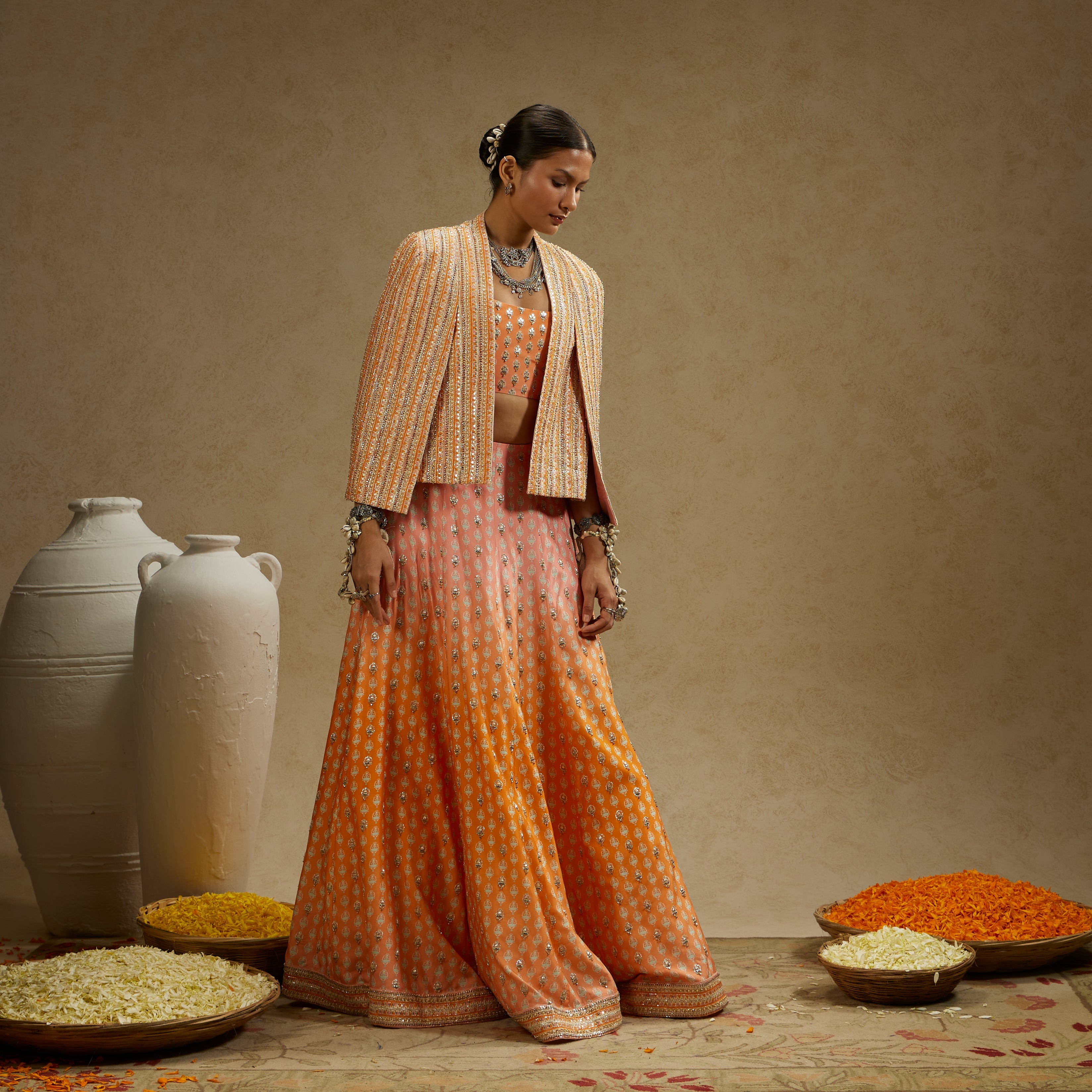 Border Embellished Noor Jacket