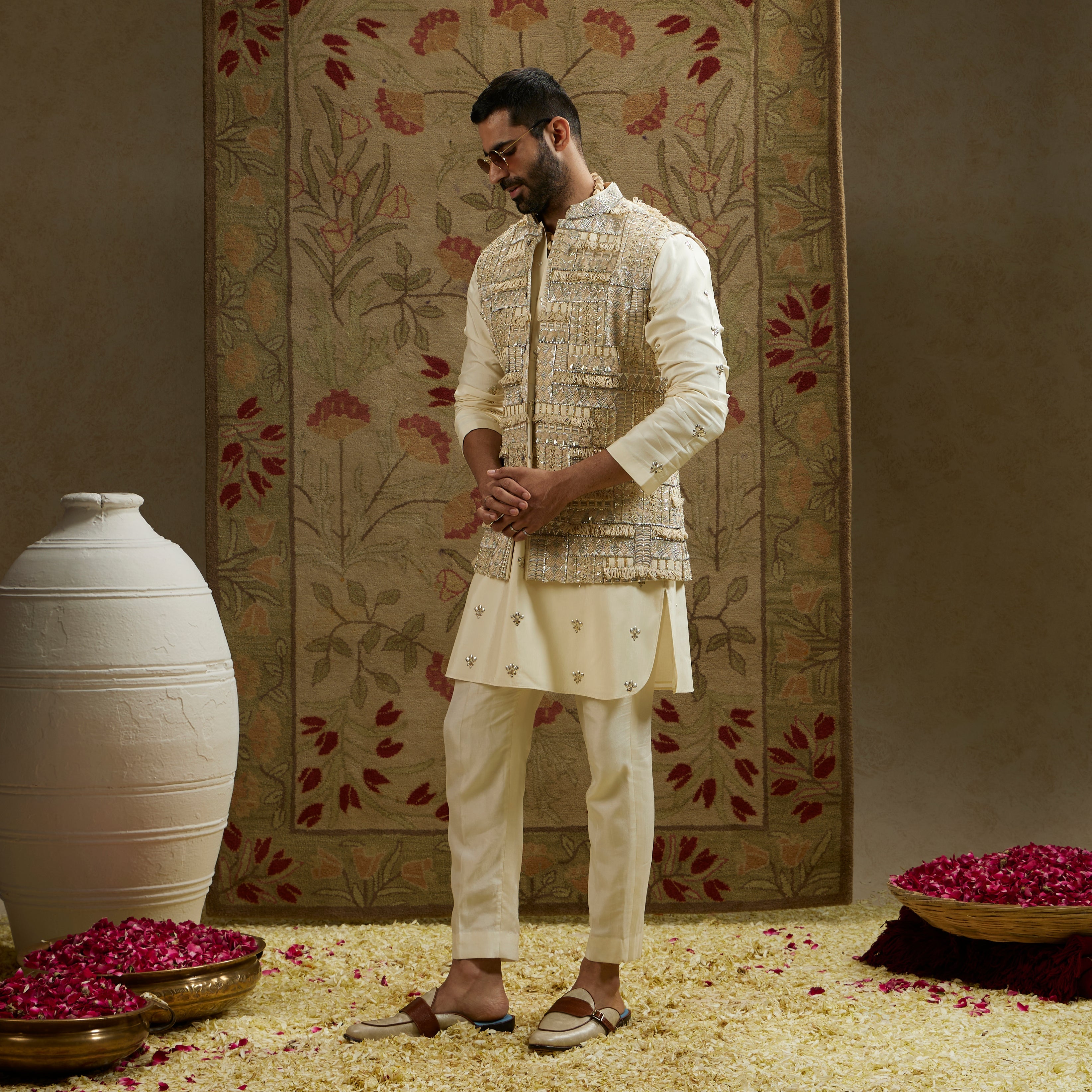 Heavily Embellished Bundi Set