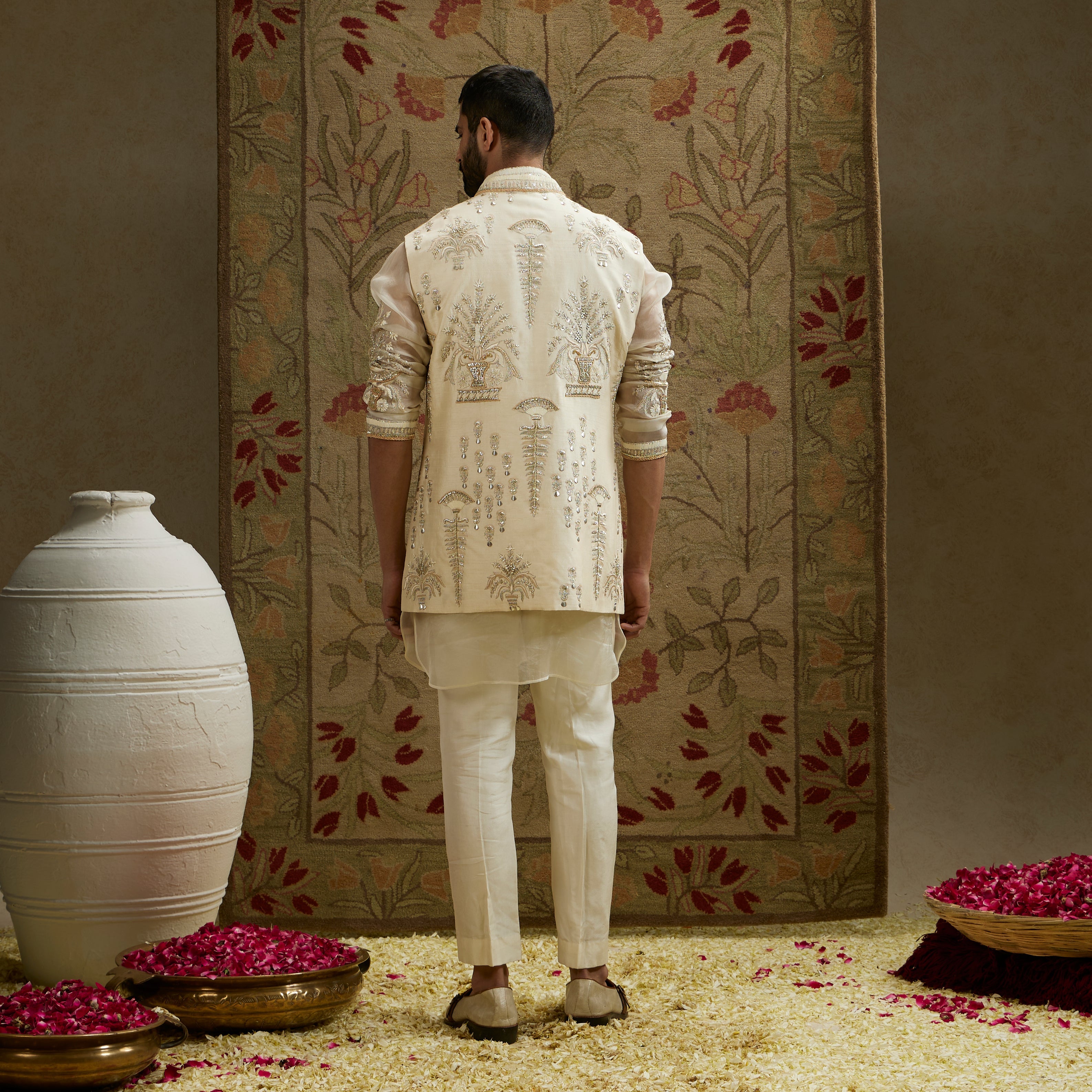 Magnolia Embellished Bundi Set