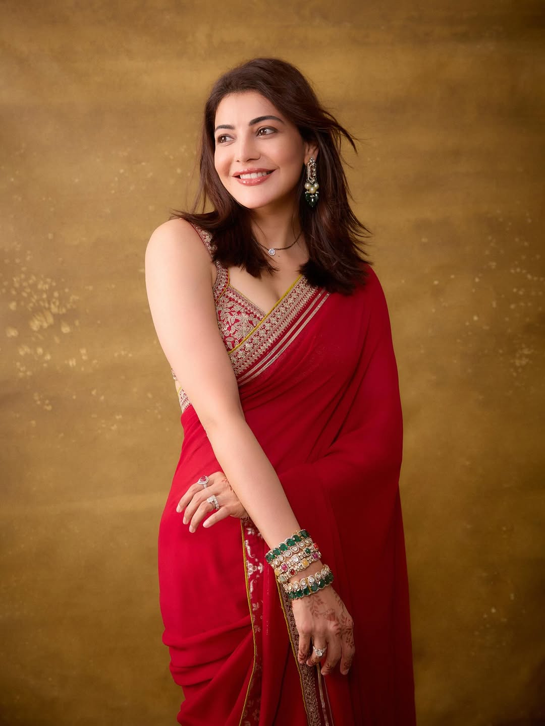 Kajal Aggarwal In Zohra Saree Set