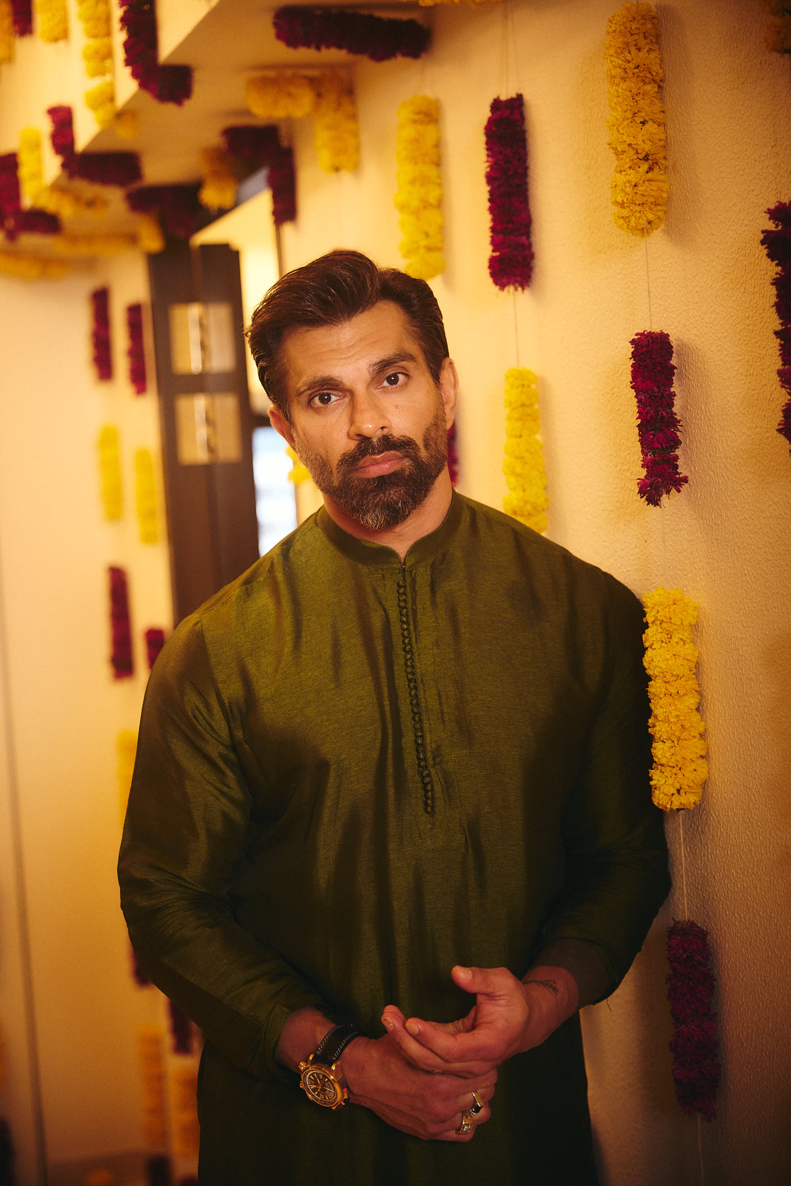 Karan Singh Grover In Farid Kurta Set