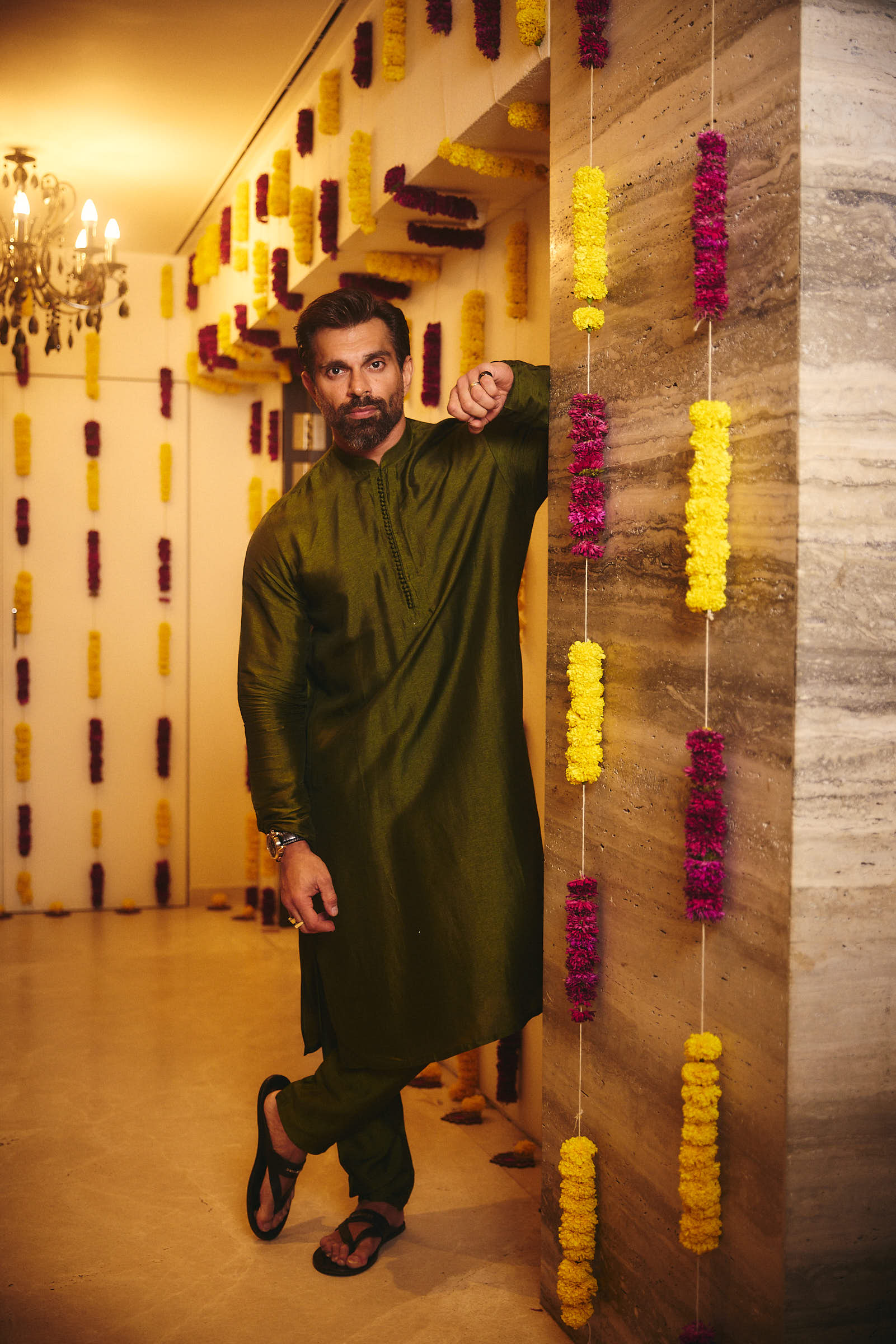 Karan Singh Grover In Farid Kurta Set