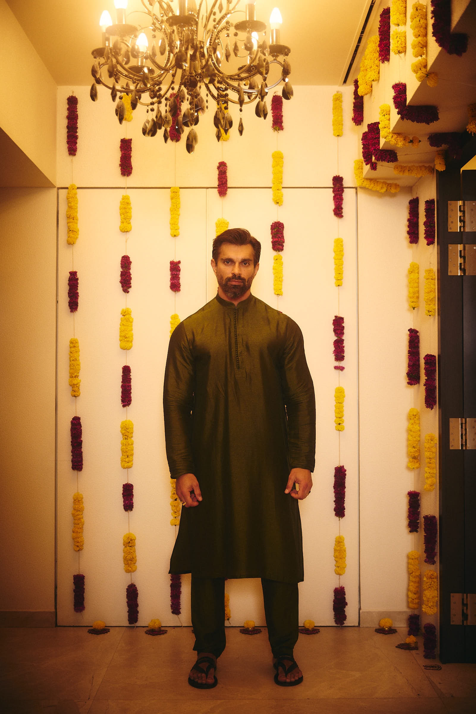 Karan Singh Grover In Farid Kurta Set