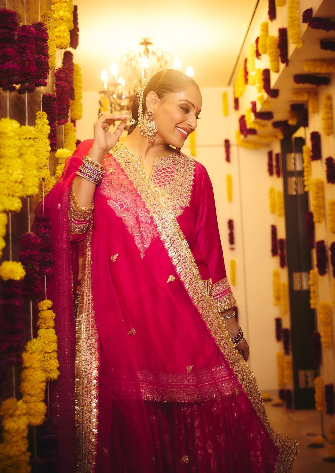 Bipasha Basu In Shahida Sharara Set