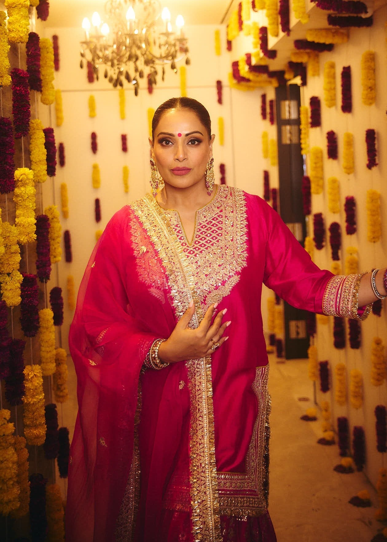 Bipasha Basu In Shahida Sharara Set