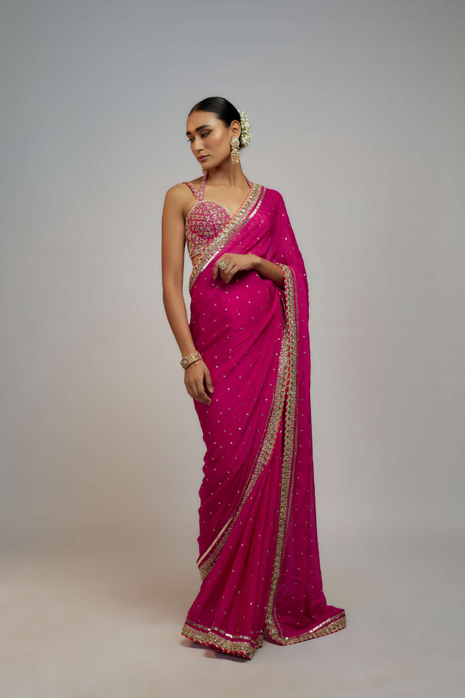 Paridhi Gulati In Golconda Uzvi Saree Set