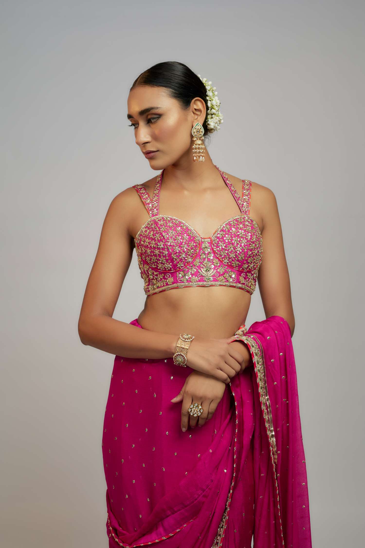 Paridhi Gulati In Golconda Uzvi Saree Set