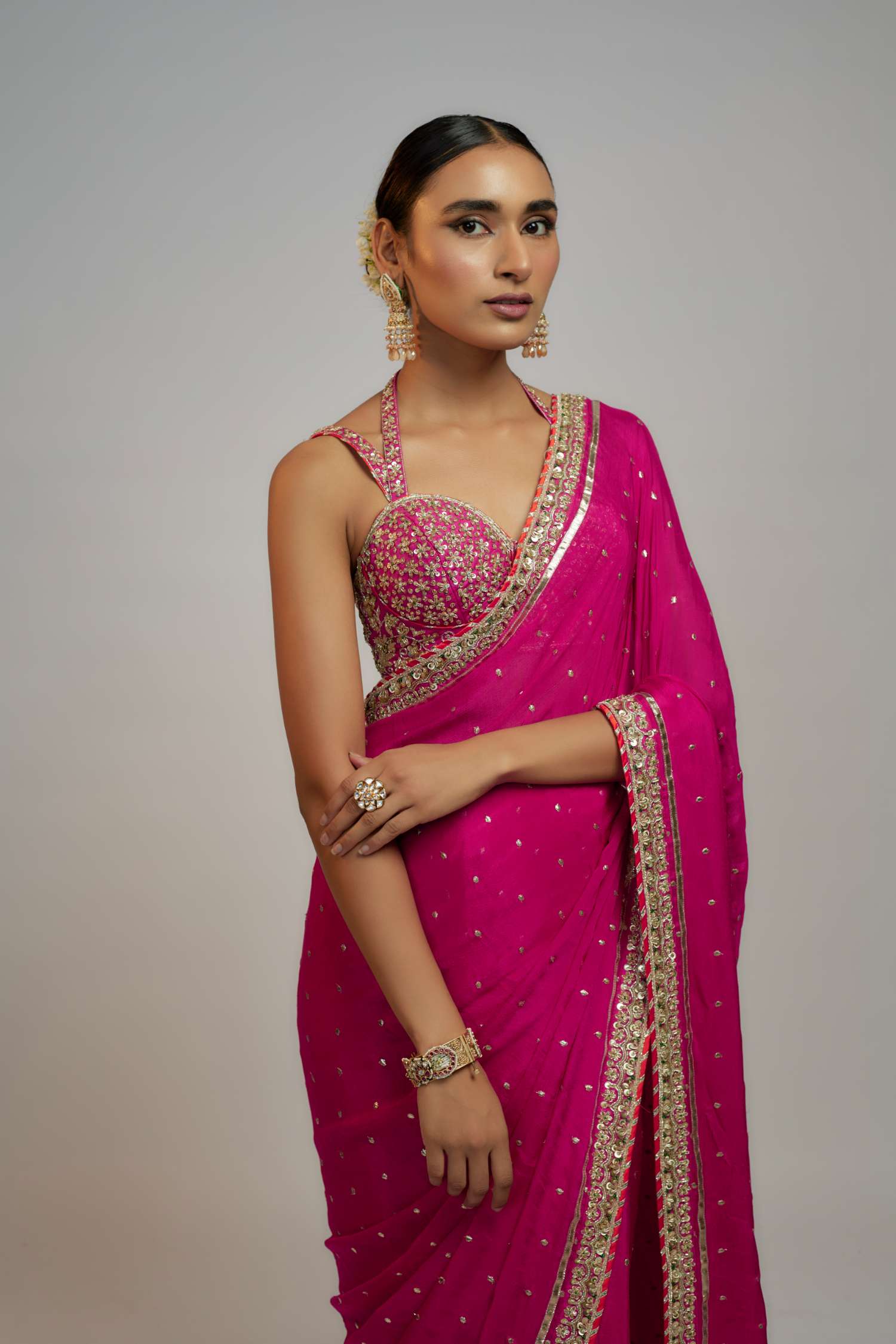 Paridhi Gulati In Golconda Uzvi Saree Set