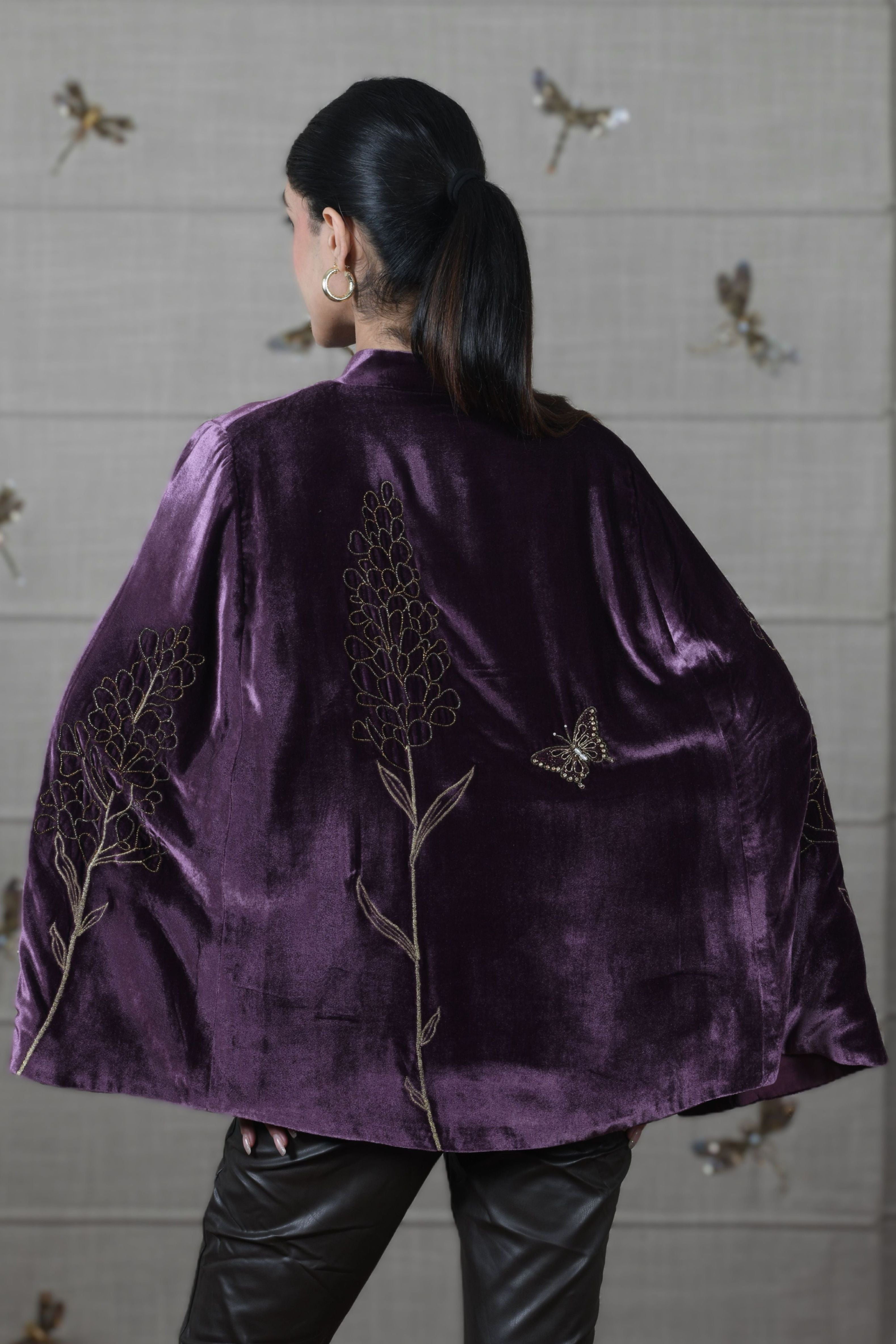 Mauli Velvet Lupine Flower Cape