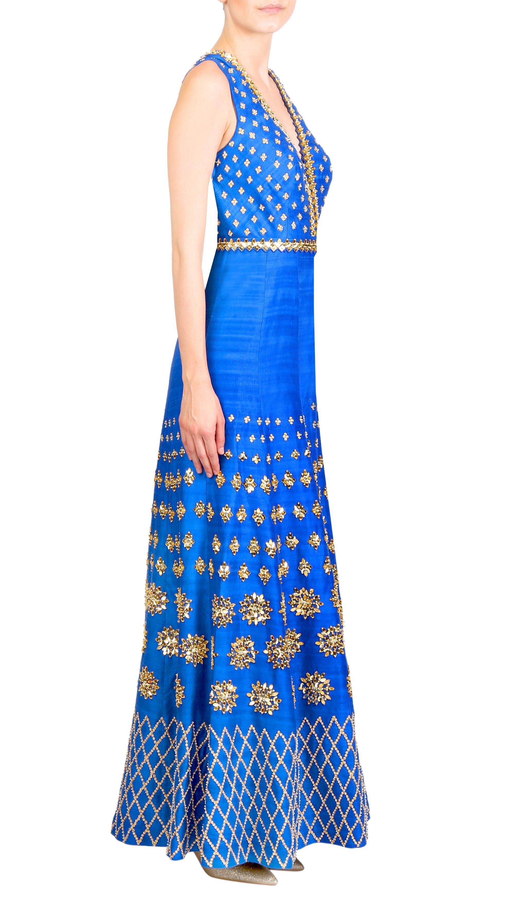 Kiara Advani - Diva Dreams Electric Blue Jumpsuit
