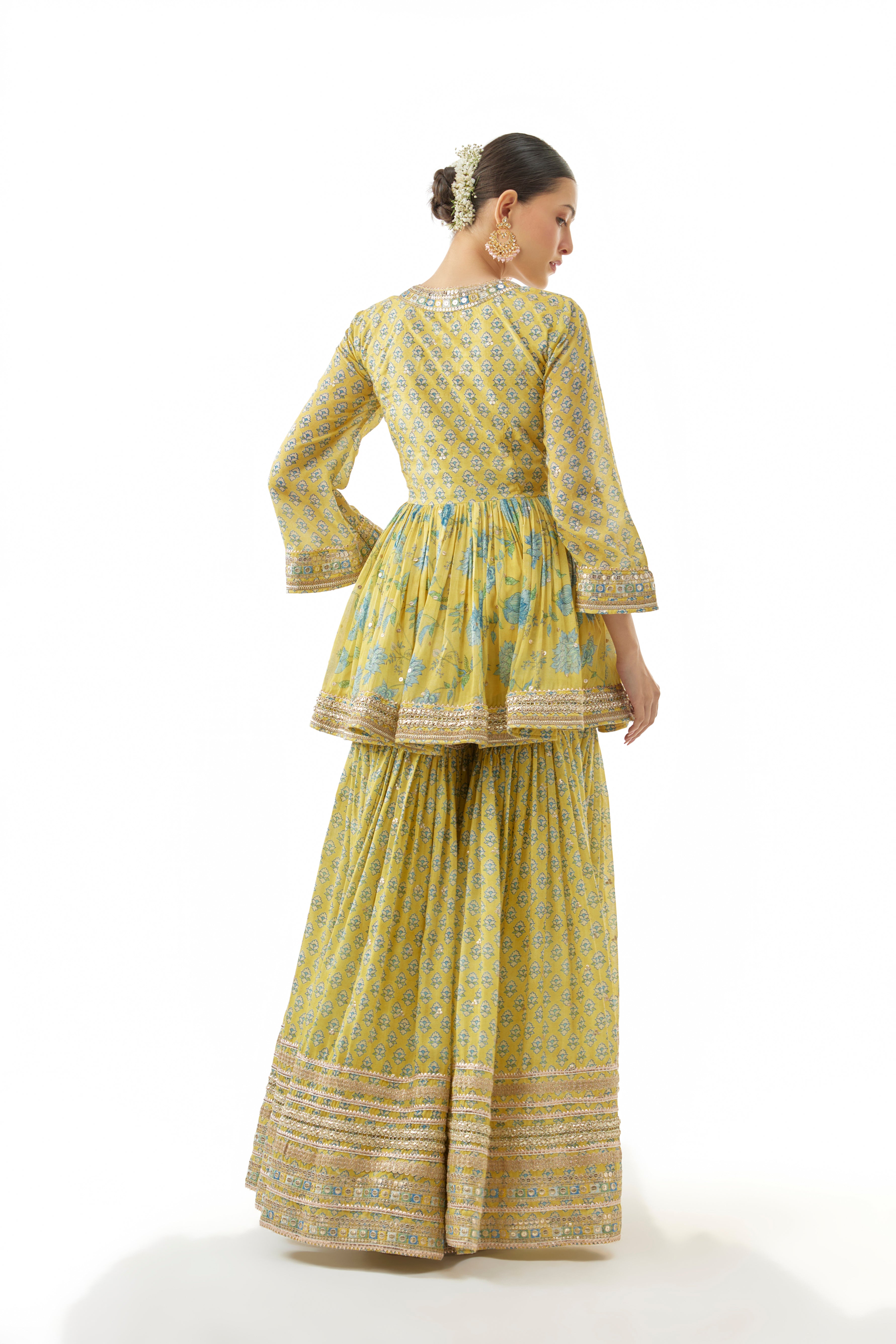 Shveni Peplum Set