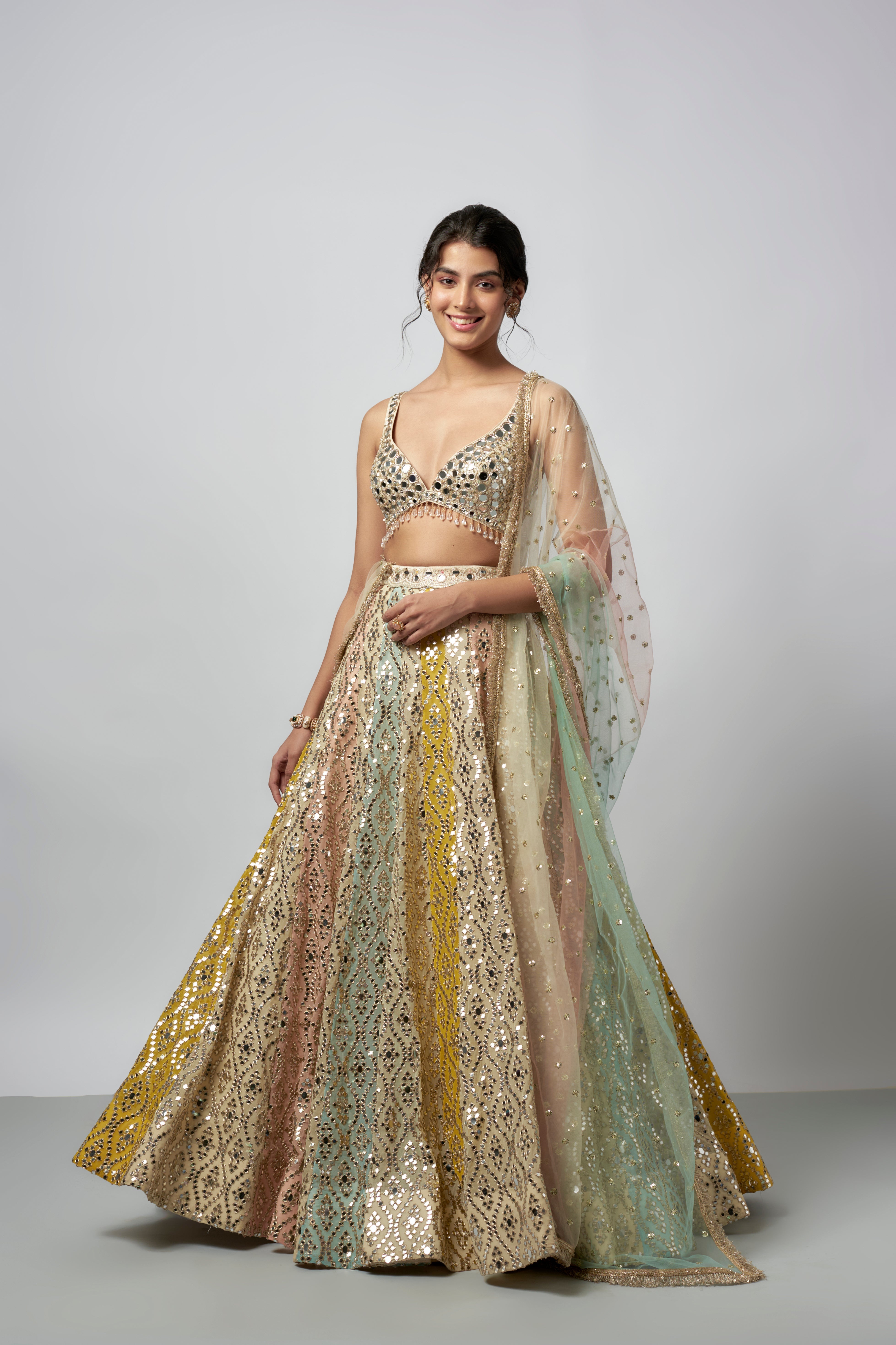 Mrunal Thakur In Ranjeeta Lehenga Set