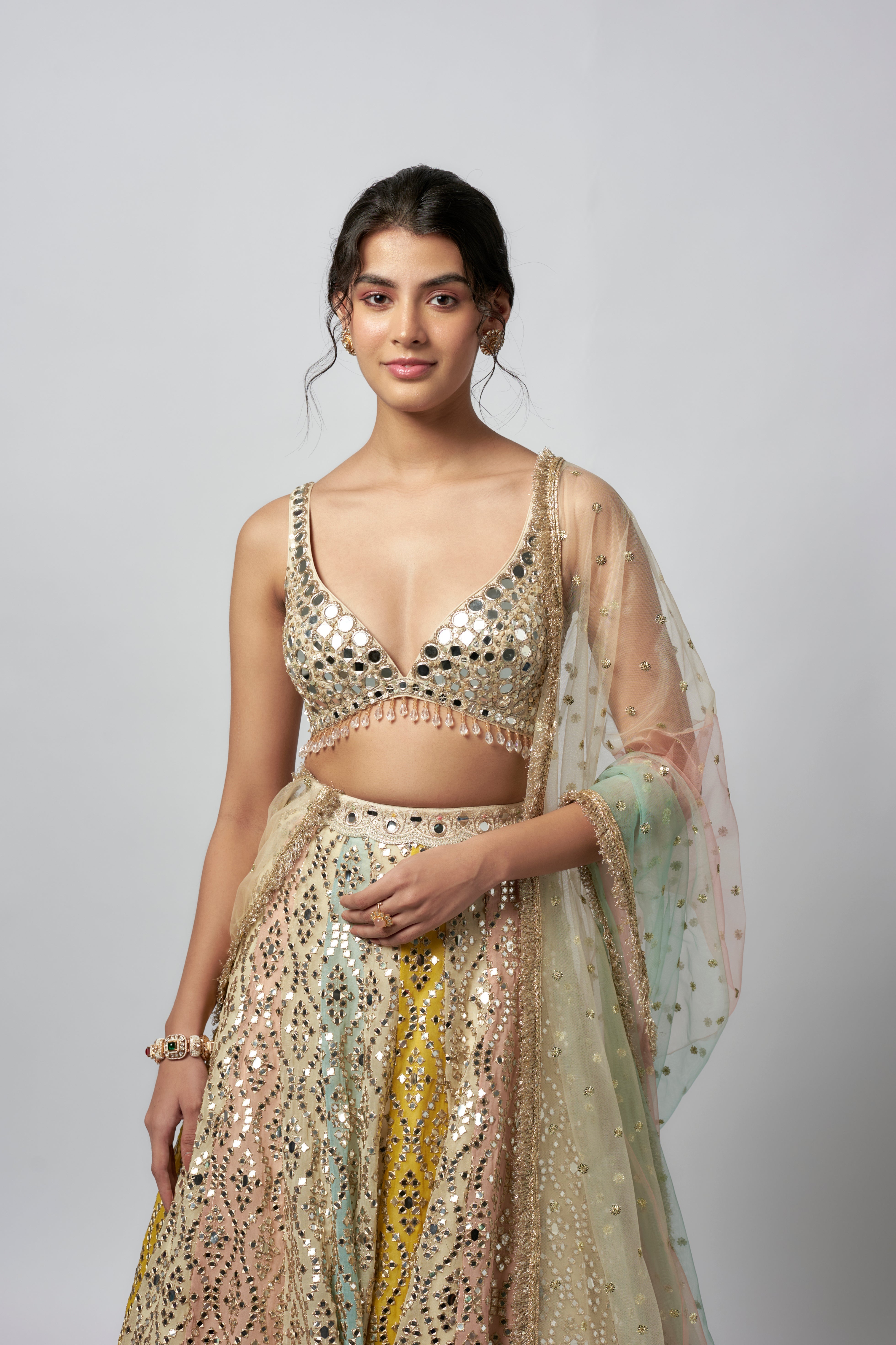 Mrunal Thakur In Ranjeeta Lehenga Set