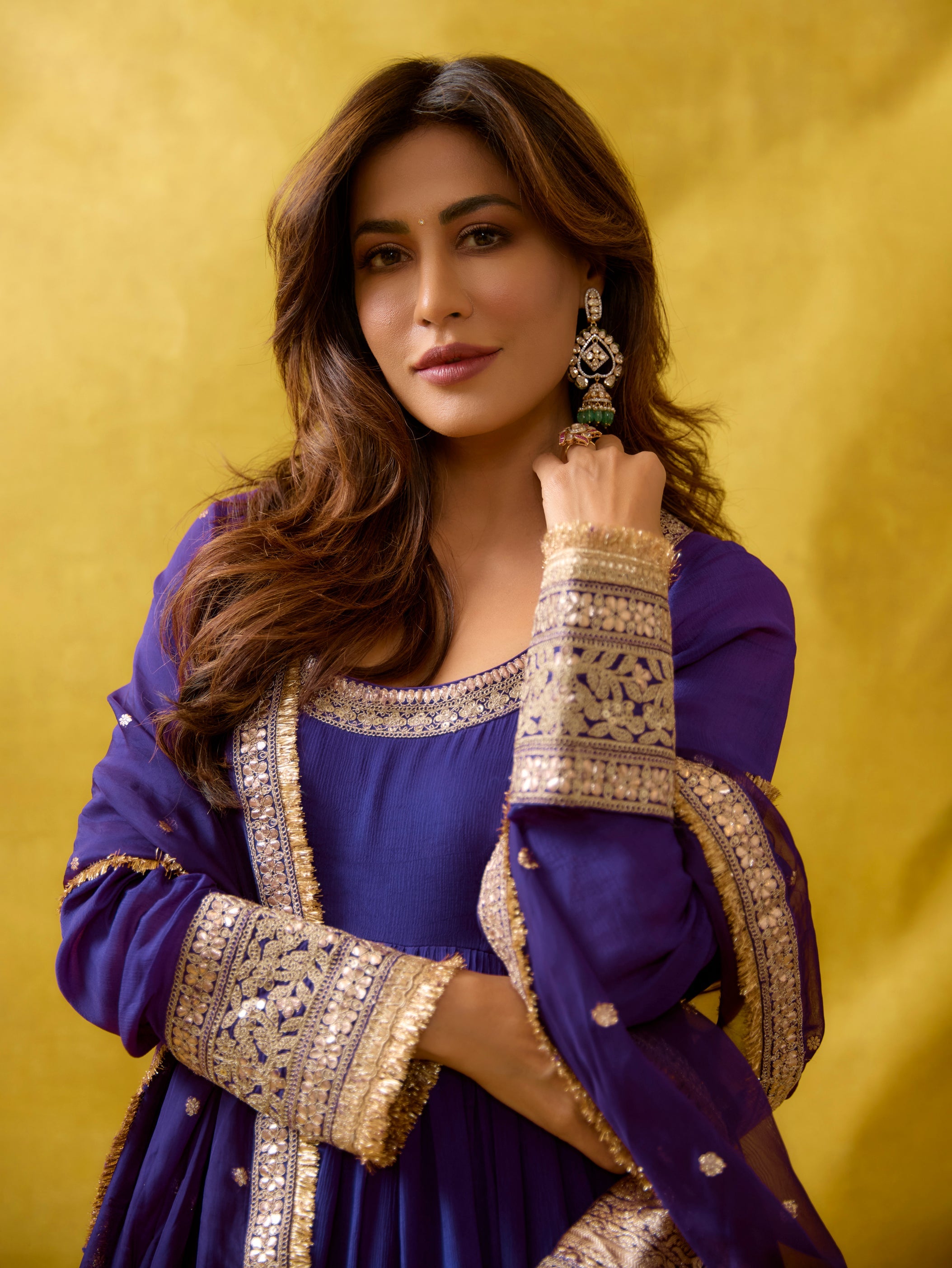 Chitrangada Anarkali Set