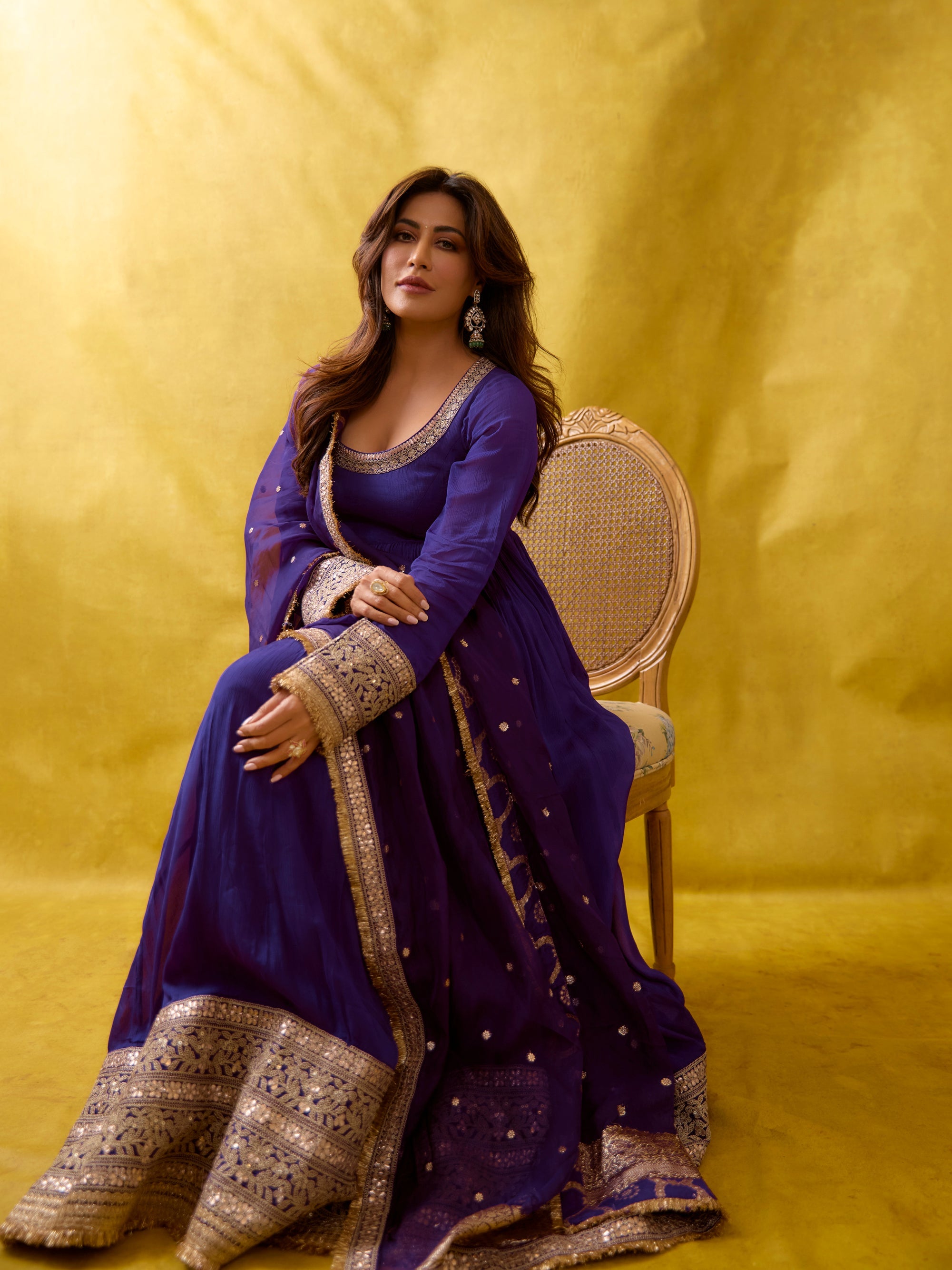 Chitrangada Anarkali Set