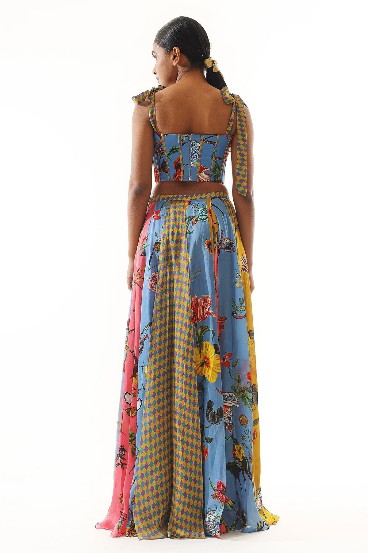 Dhriti Mehra In Printed Layered Skirt