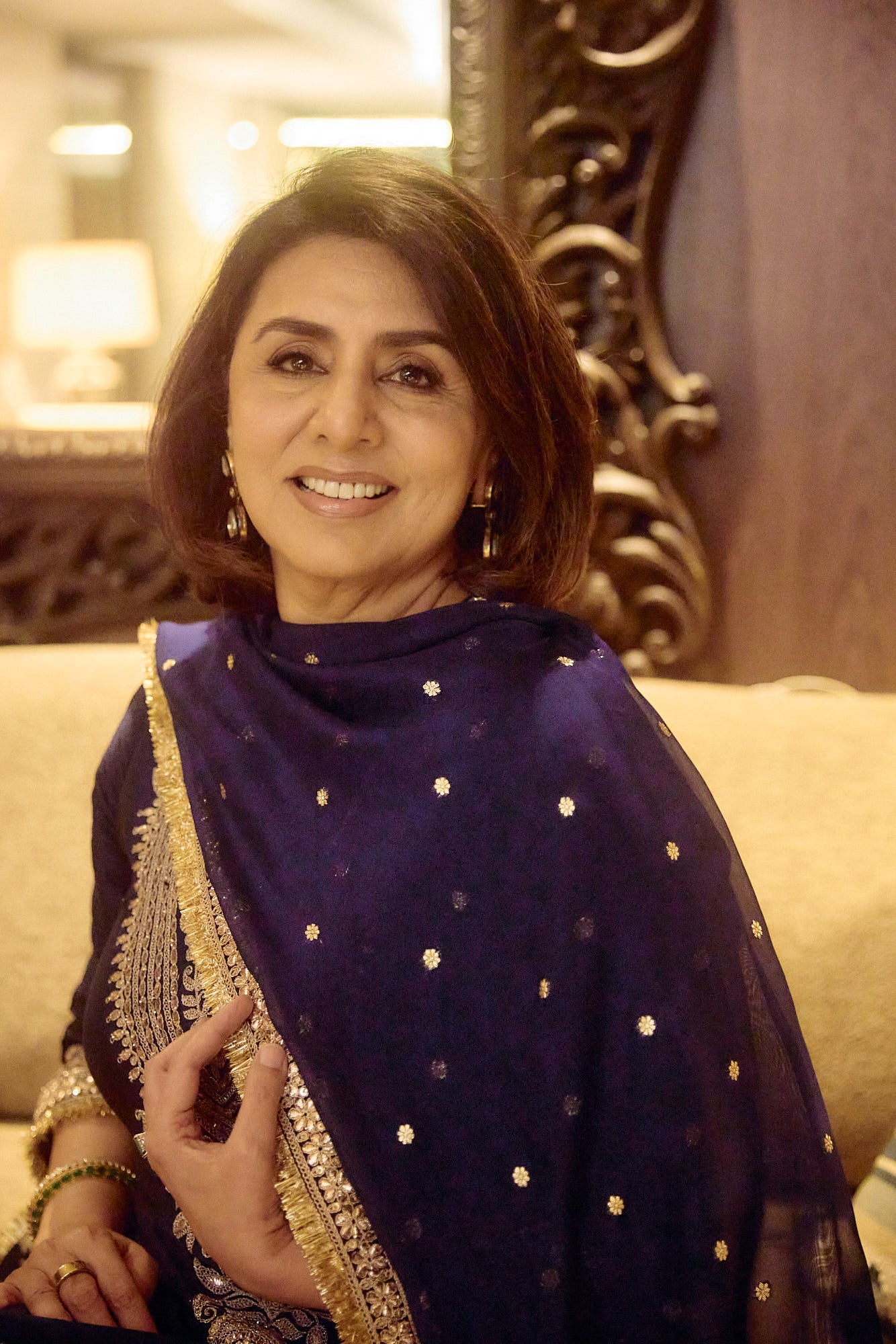 Neetu Kapoor In Mahiz Farshi Set