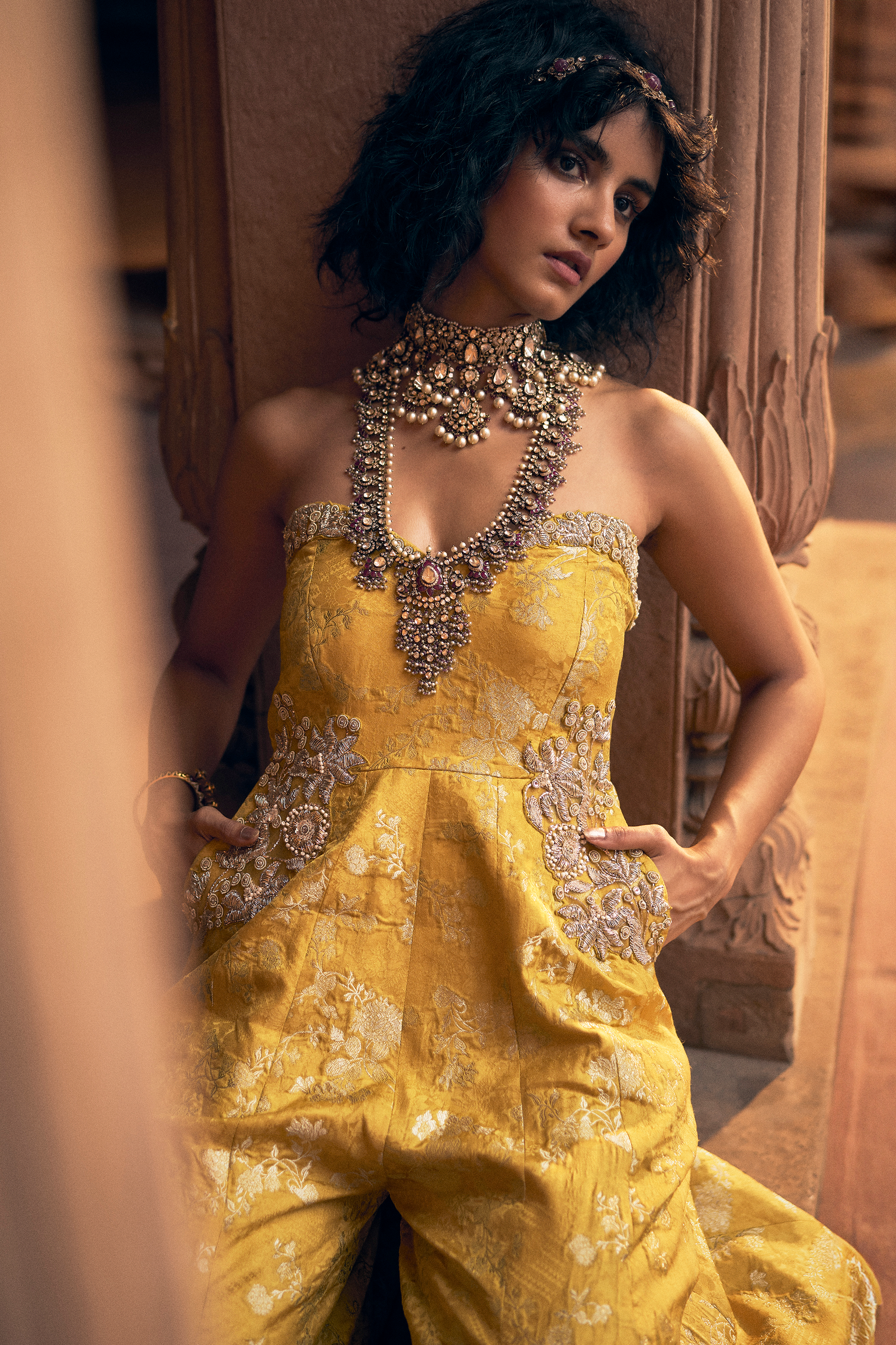Pearl Jumpsuit – Yellow
