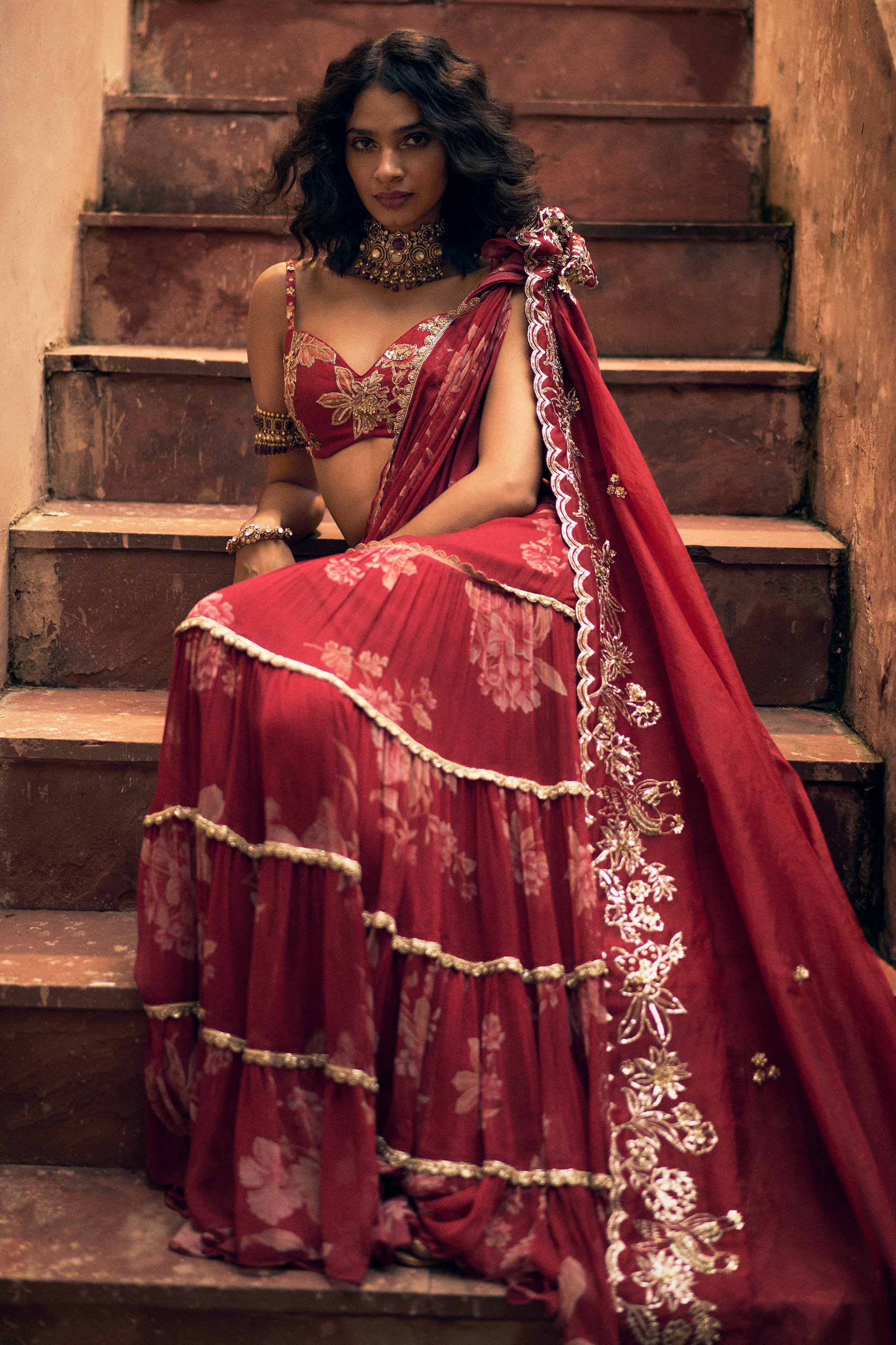 Opal Saree Set