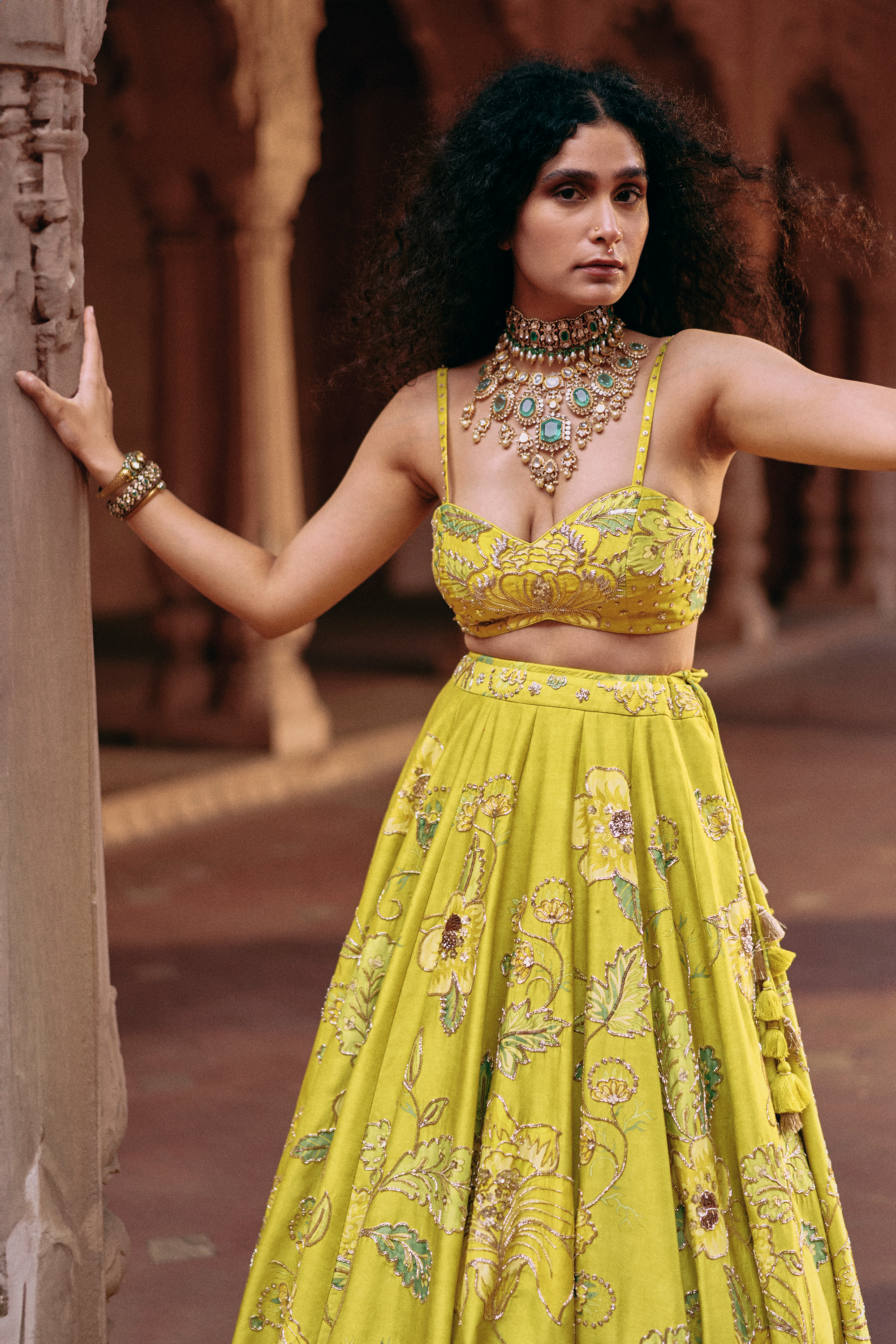 Rose Lehenga Set