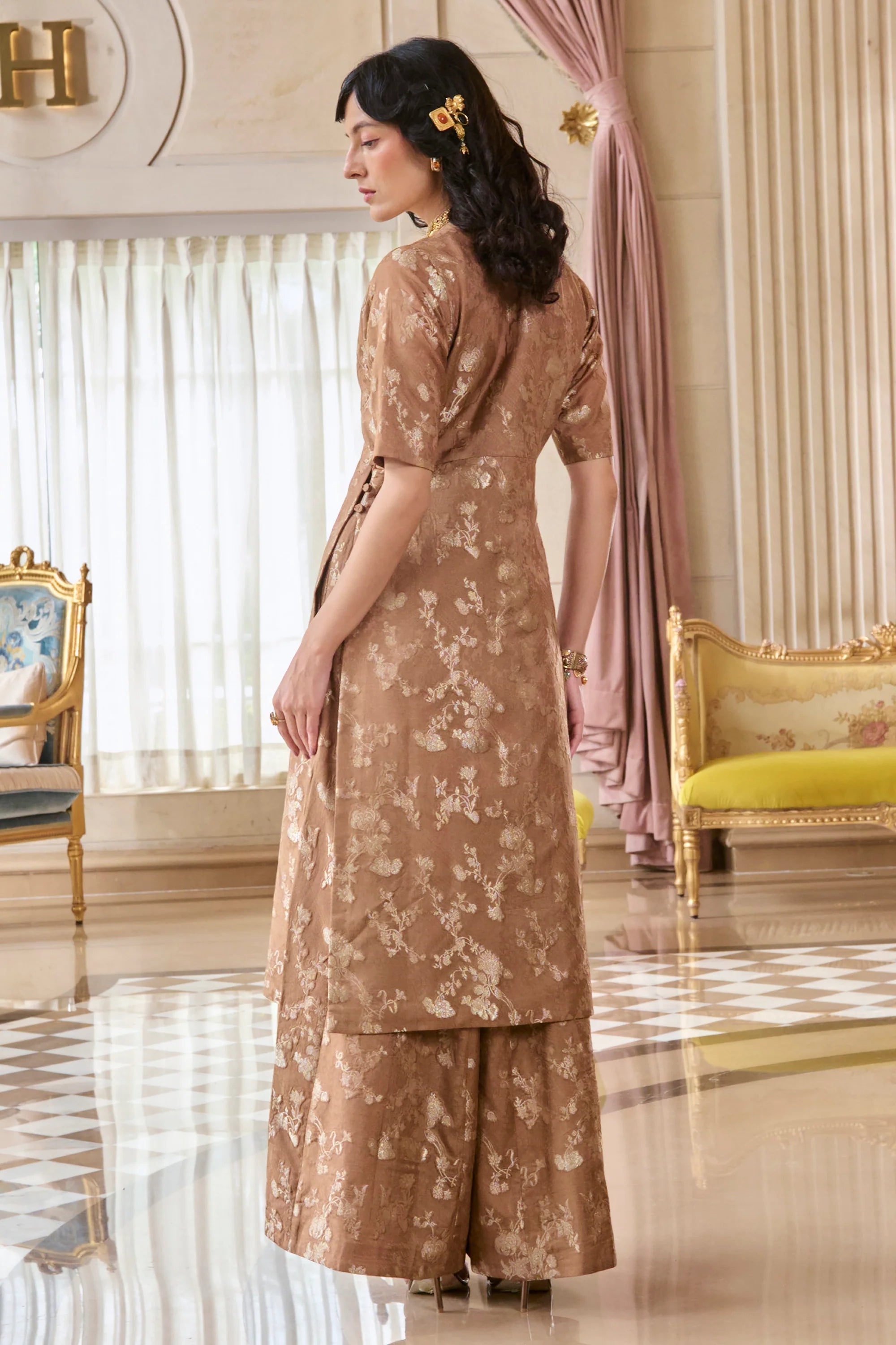 Chiara Kurta Set – Mocha