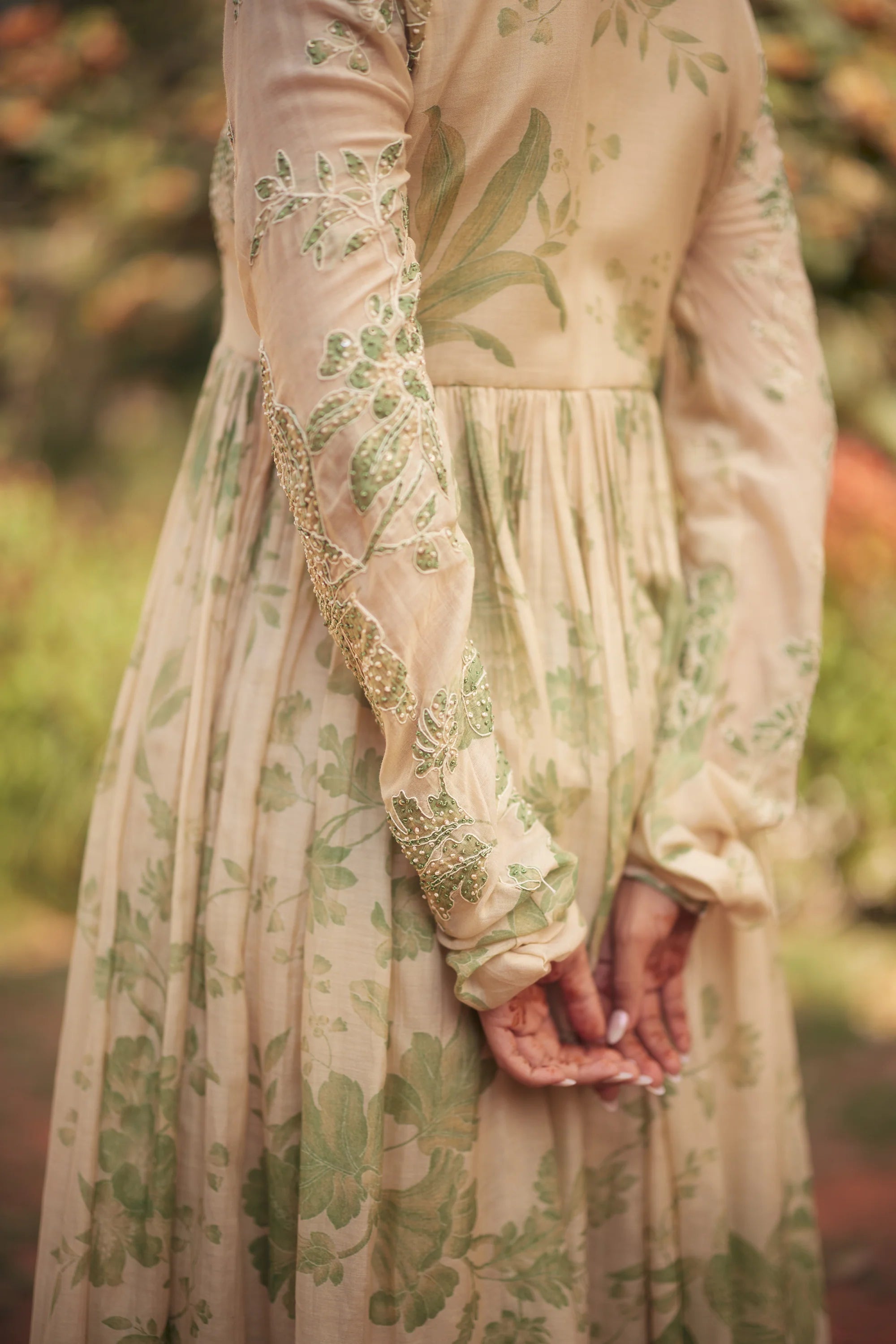 Fern Anarkali Set