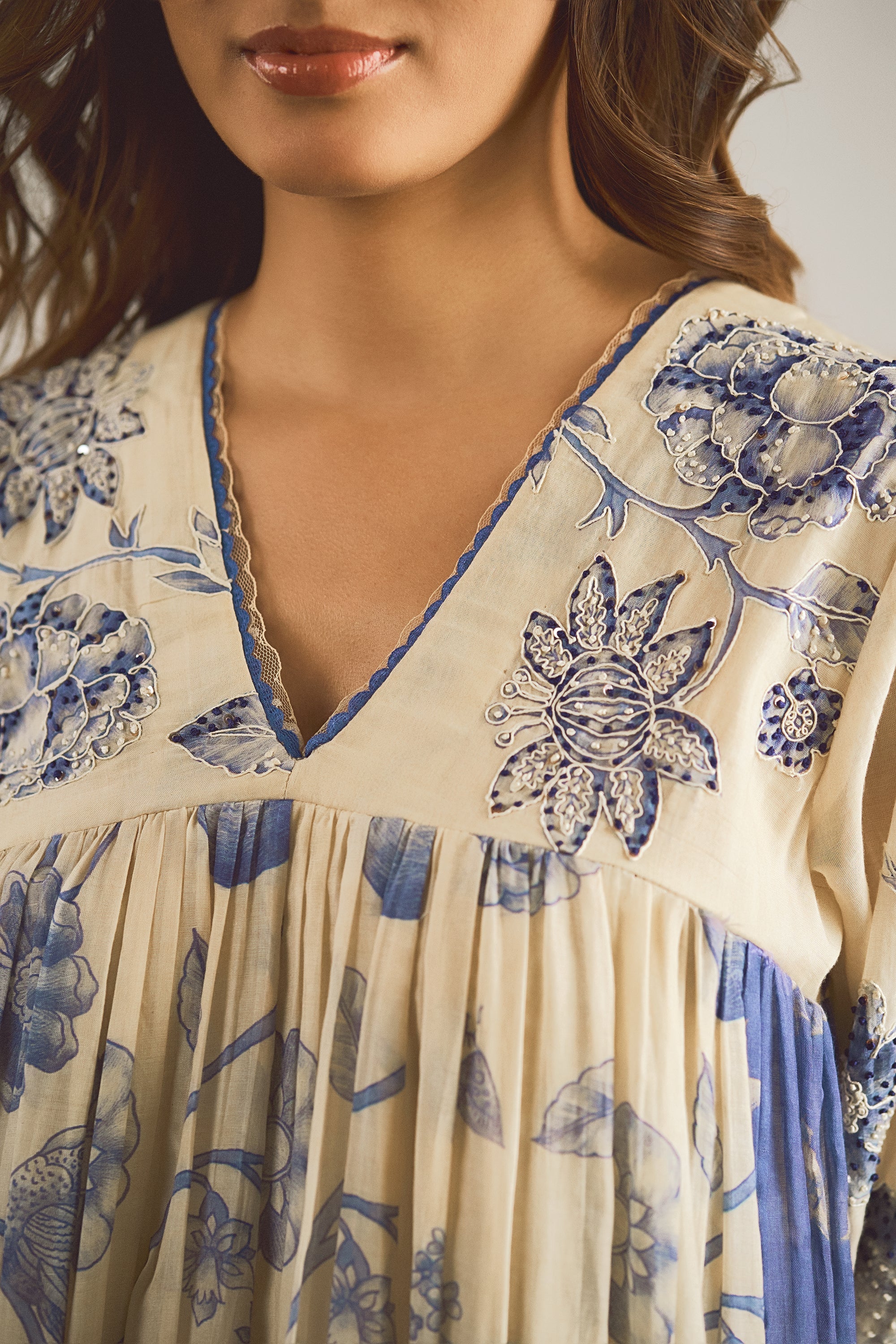 Lapis Anarkali Set