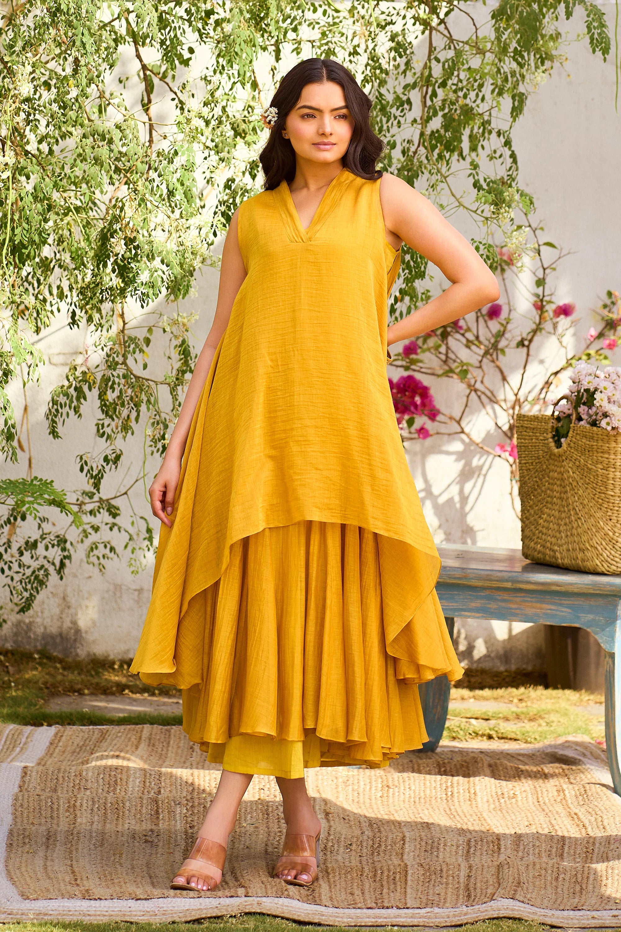 Peyton Kurta Set – Yellow