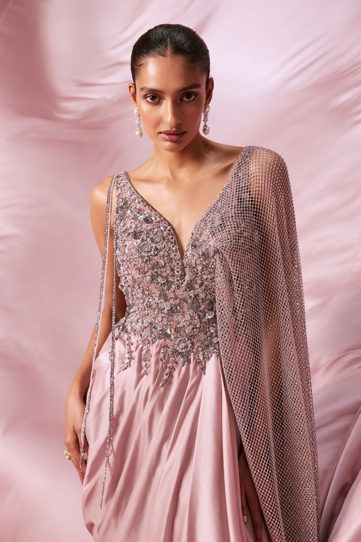Le Rose Drape Gown