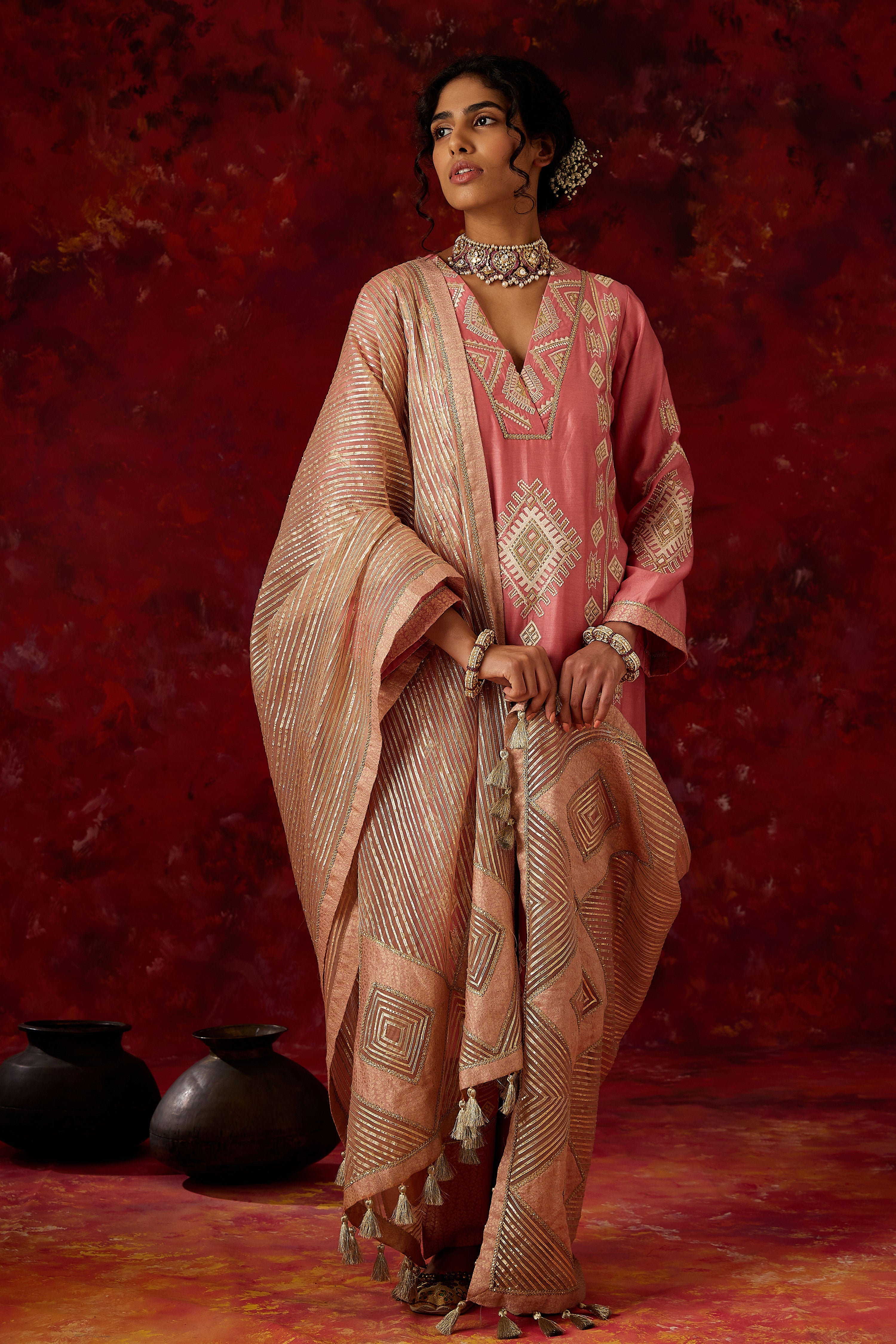 Ainaa A-Line Kurta With Pants