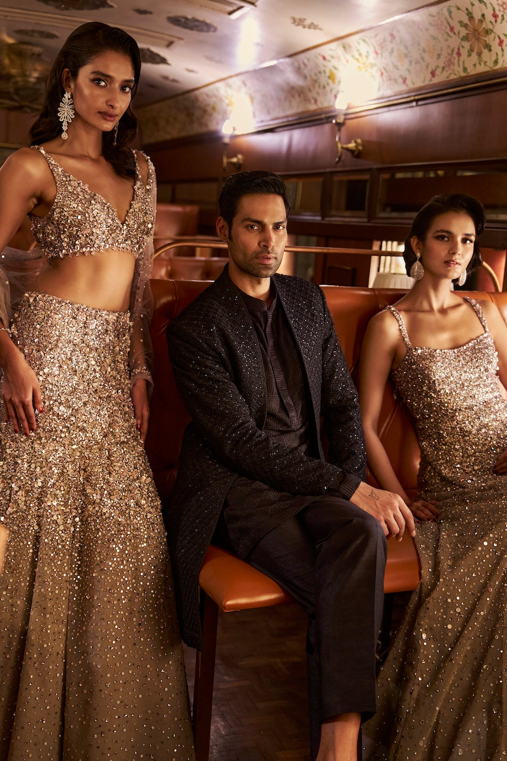 Gold Crystal Gown