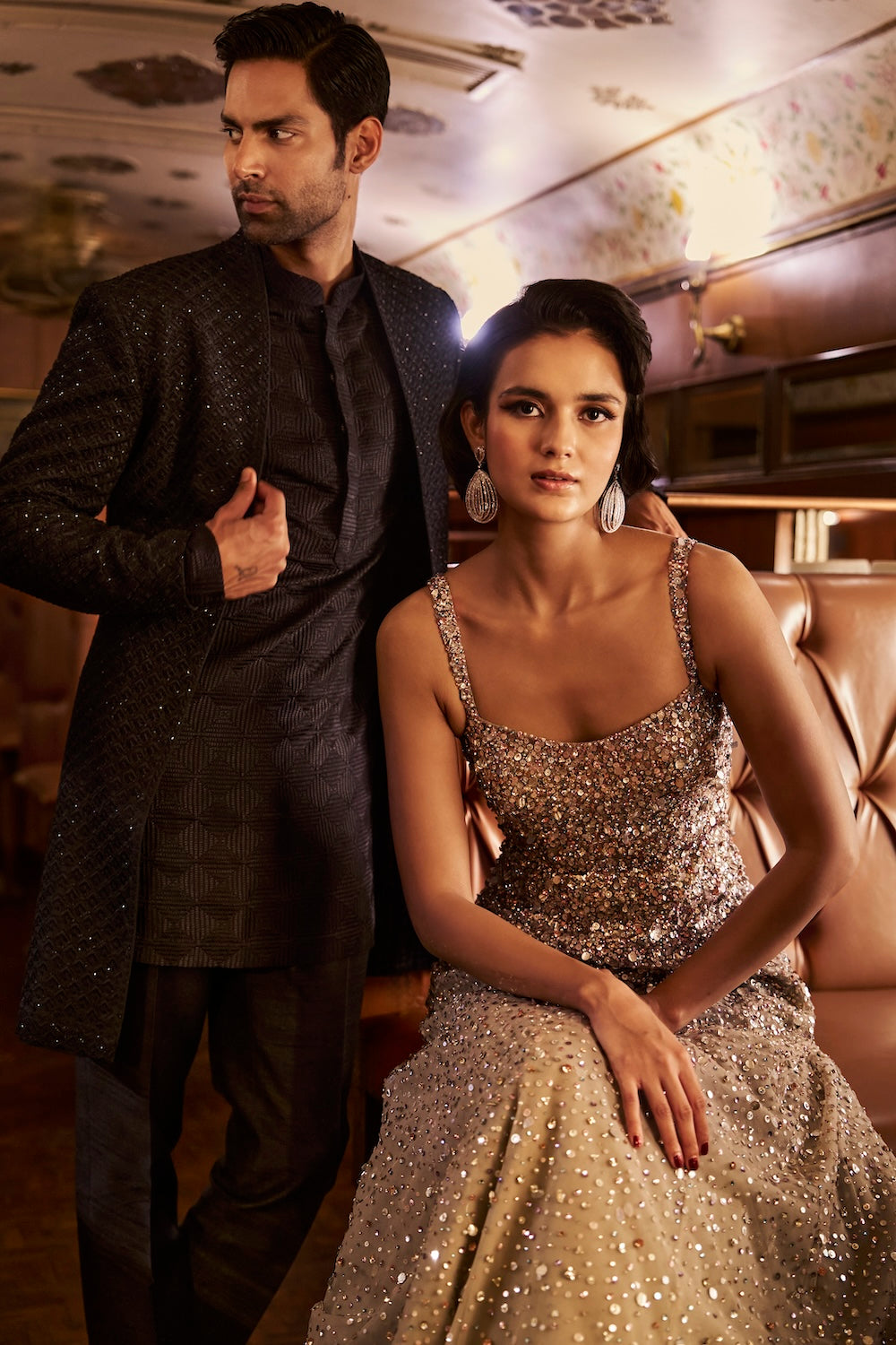 Gold Crystal Gown