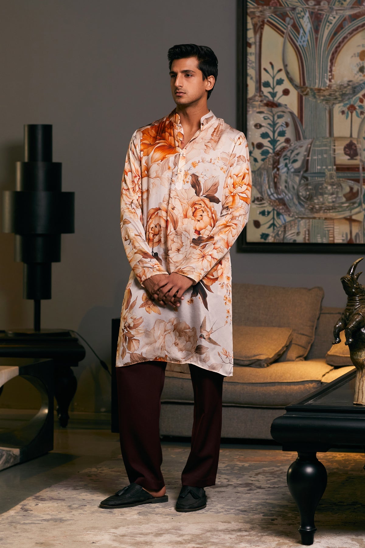 Goe Moth Printed Kurta (B)