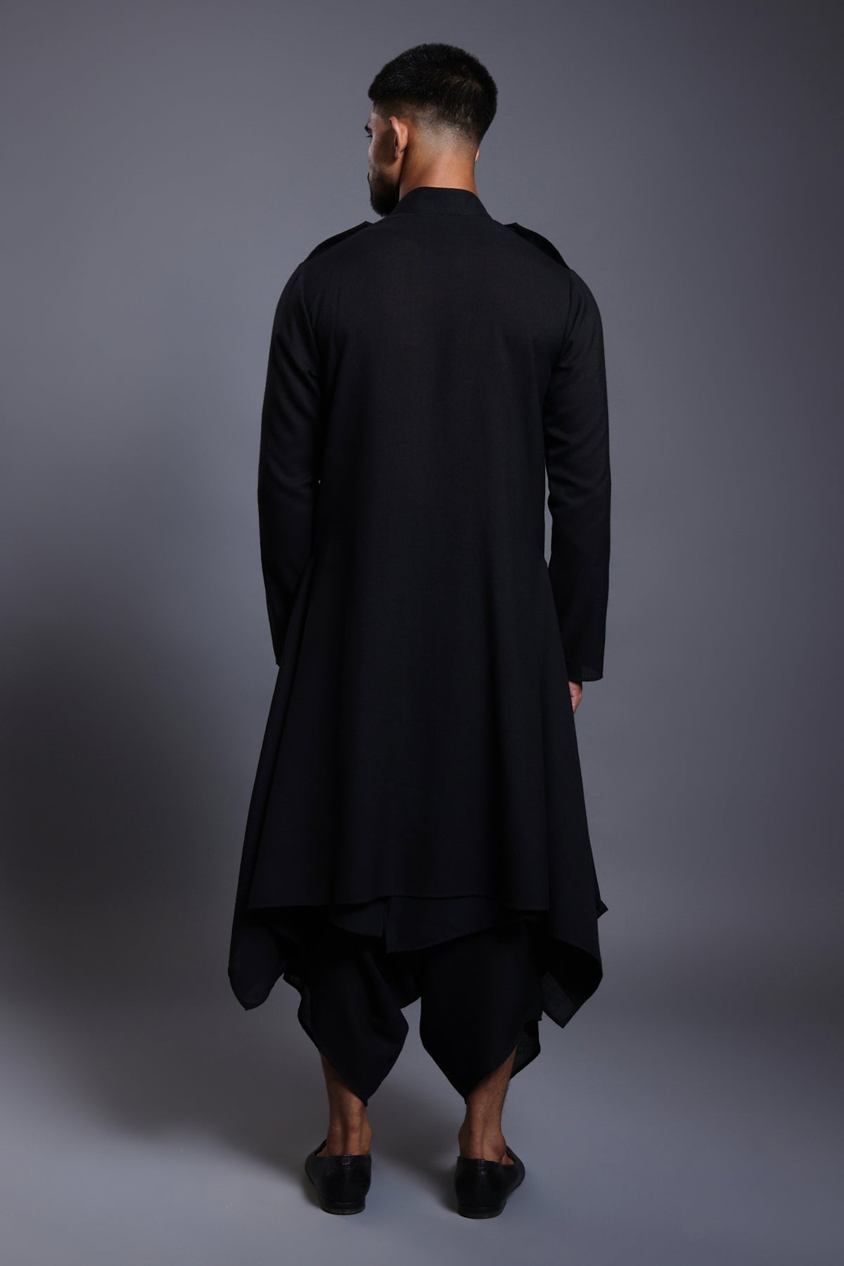 Cf Necklace Kurta Black