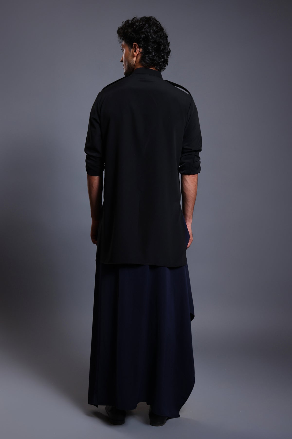 Cf Kurta Blue-Black