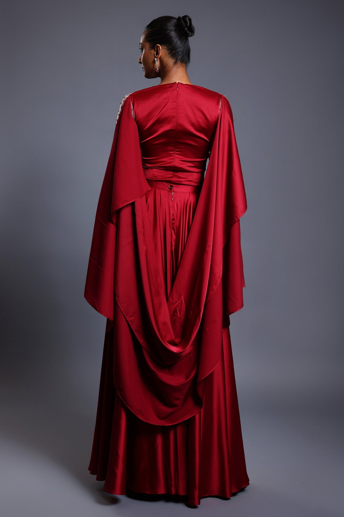 Cf Gradient Gown Red