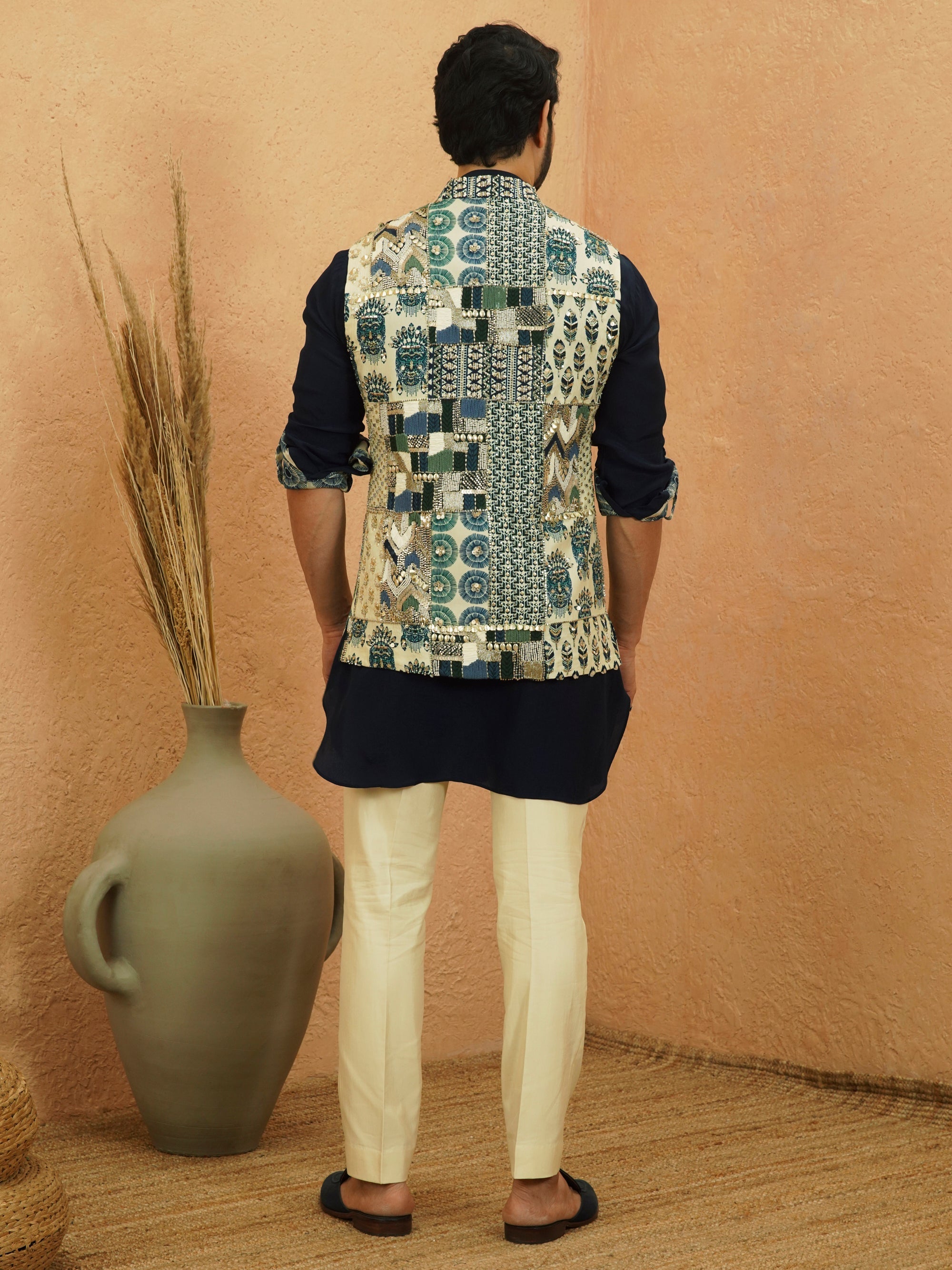 Afreen Embellished Bundi