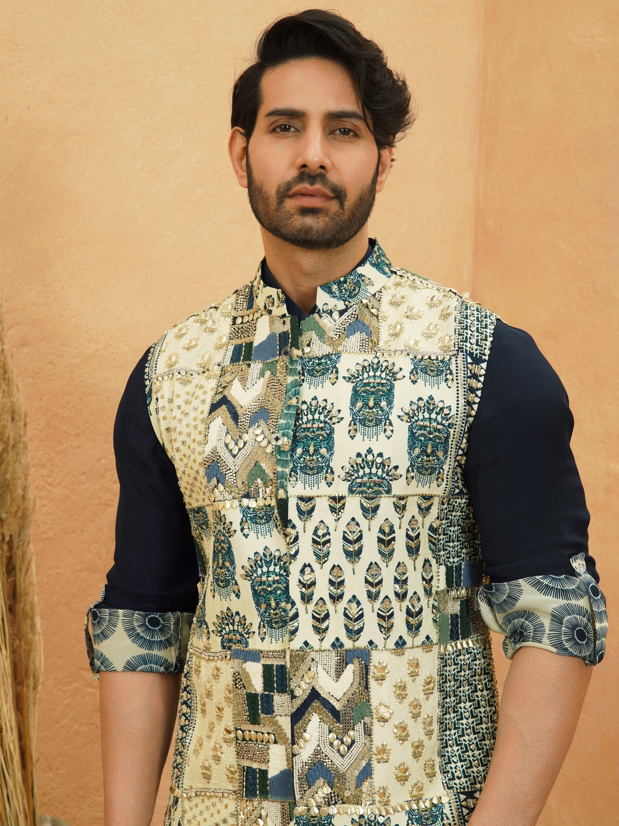 Afreen Embellished Bundi