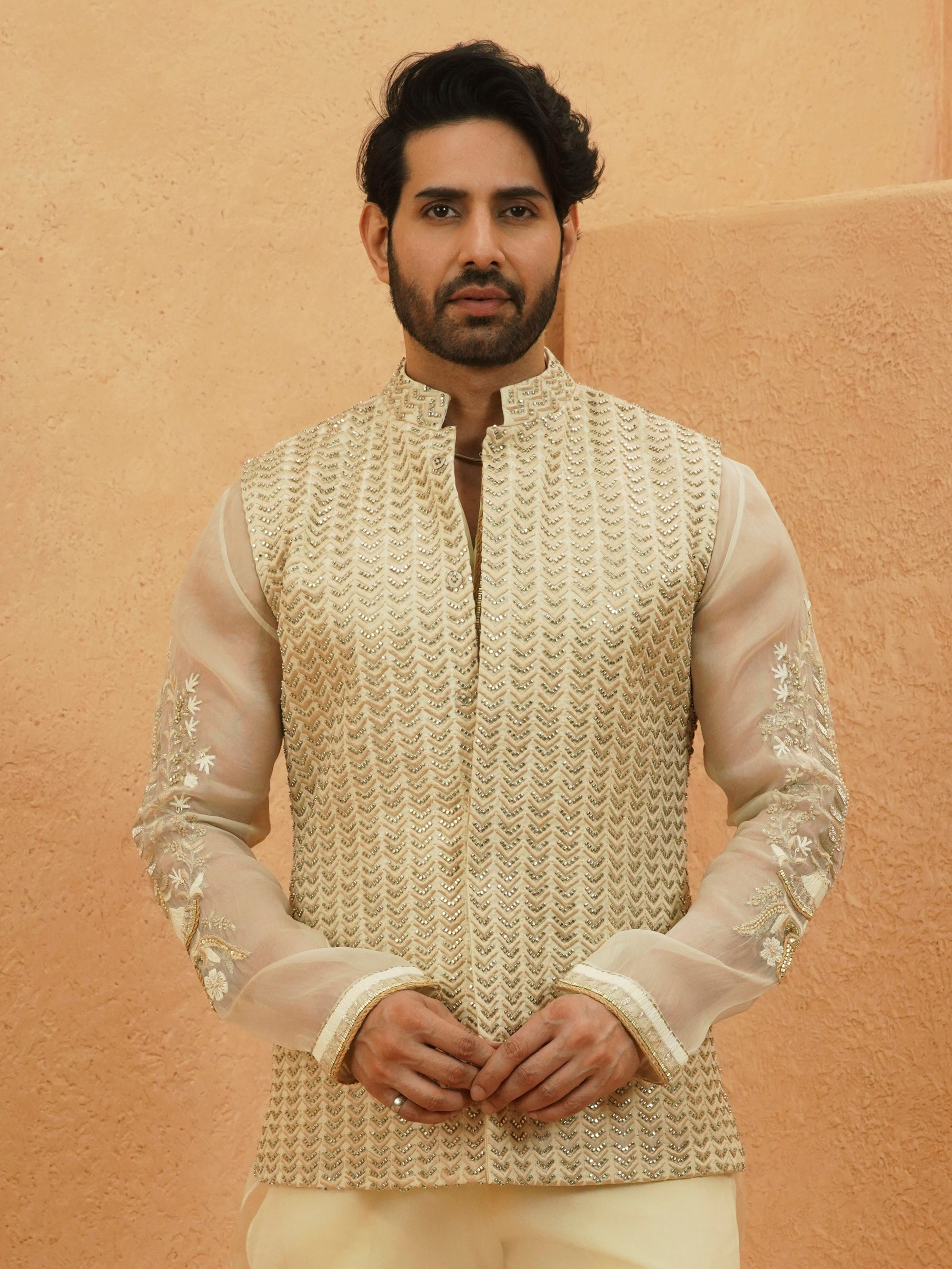Zubair Embellished Bundi