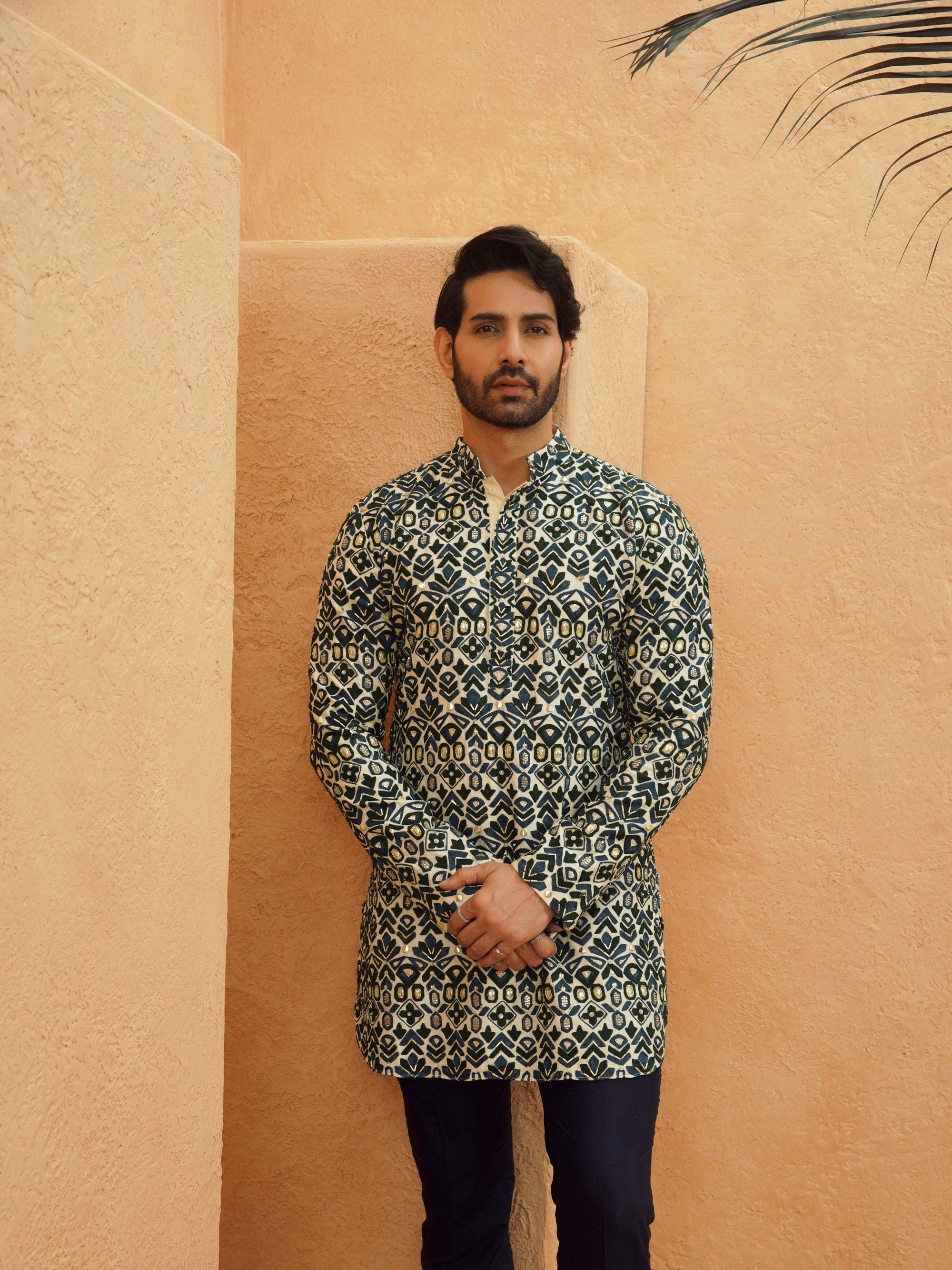 Kuberi Embellished Kurta Set