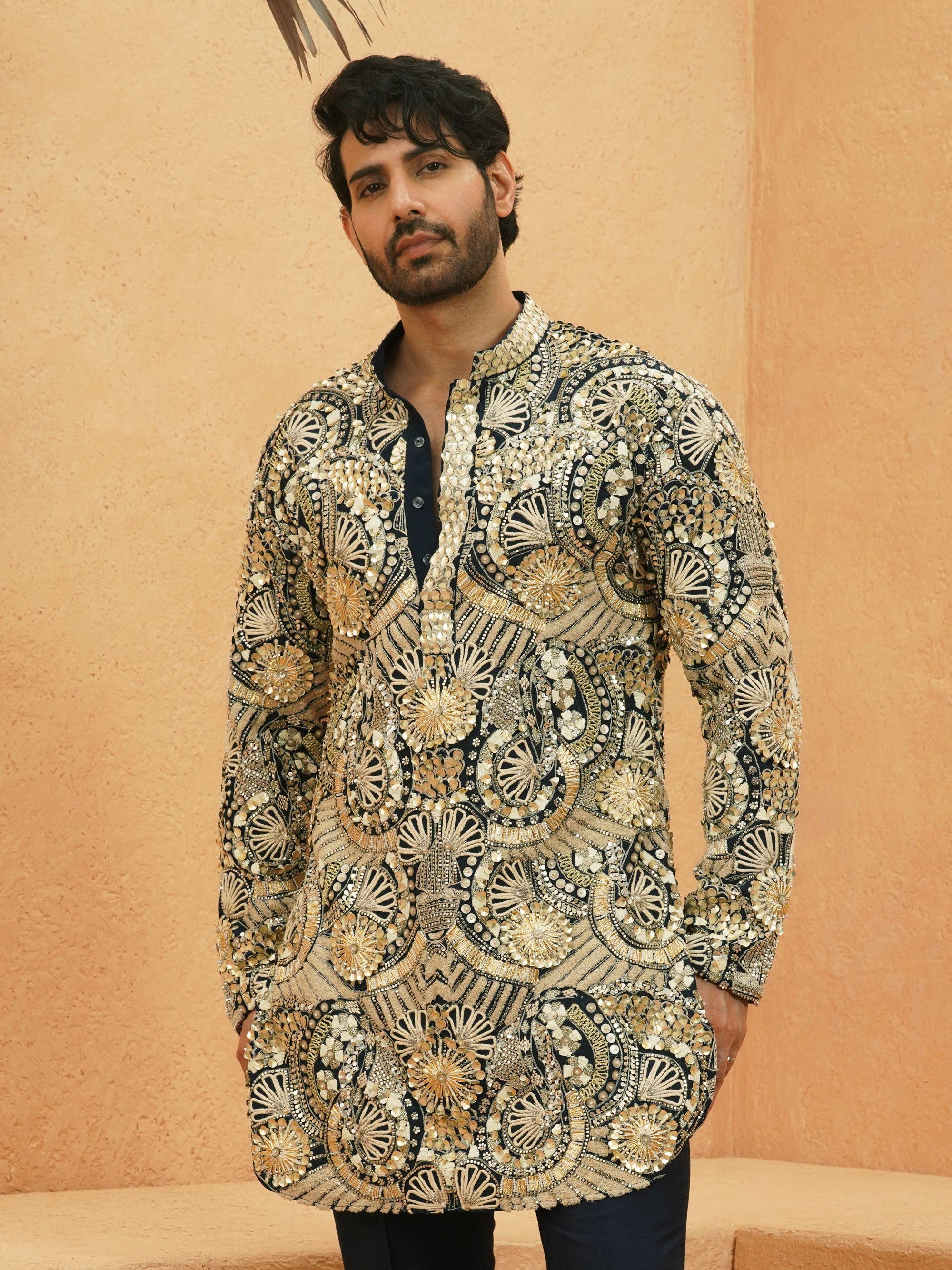 Faris Heavily Embellished Kurta Set