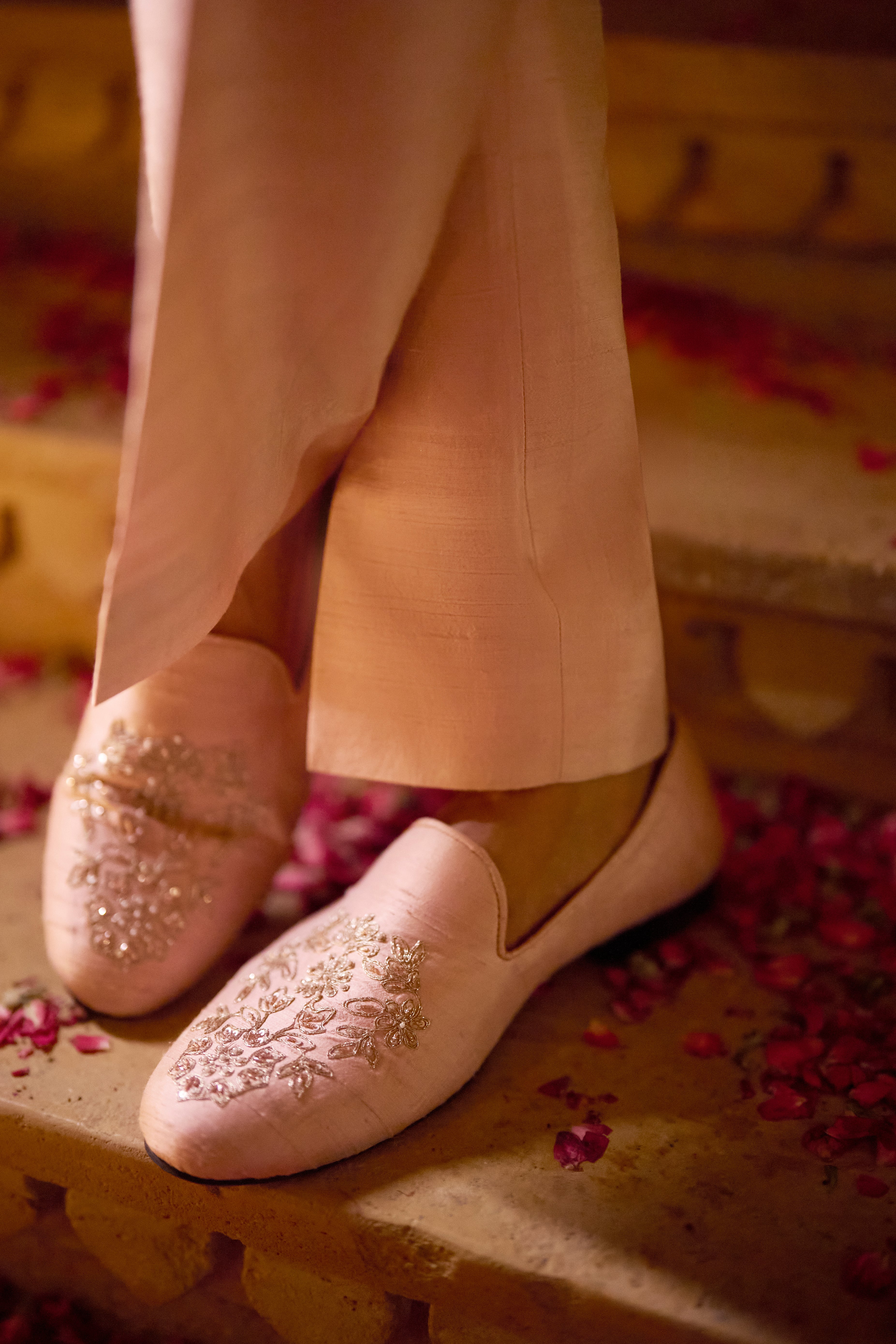 Pink Zardosi Sherwani Set