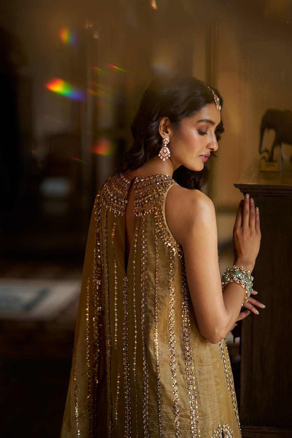 Antique Gold Pant Set