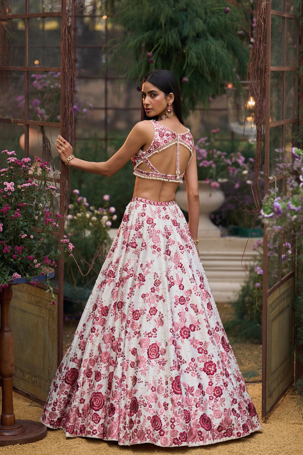 Ruby Floral Lehenga Set