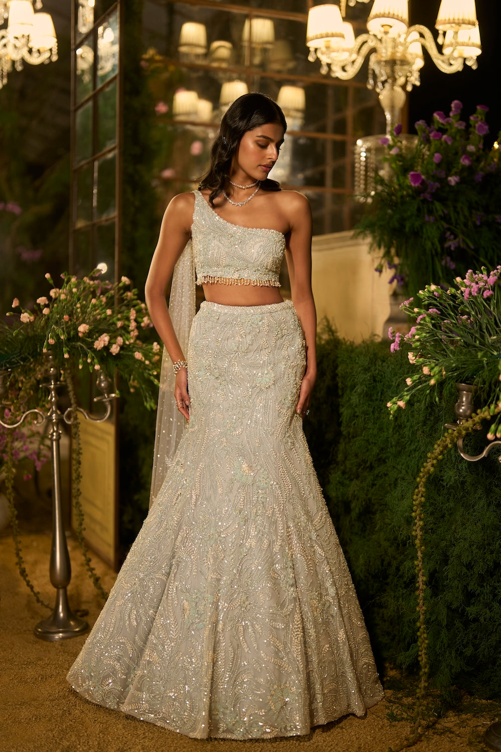 Periwinkle Blue Skirt Set